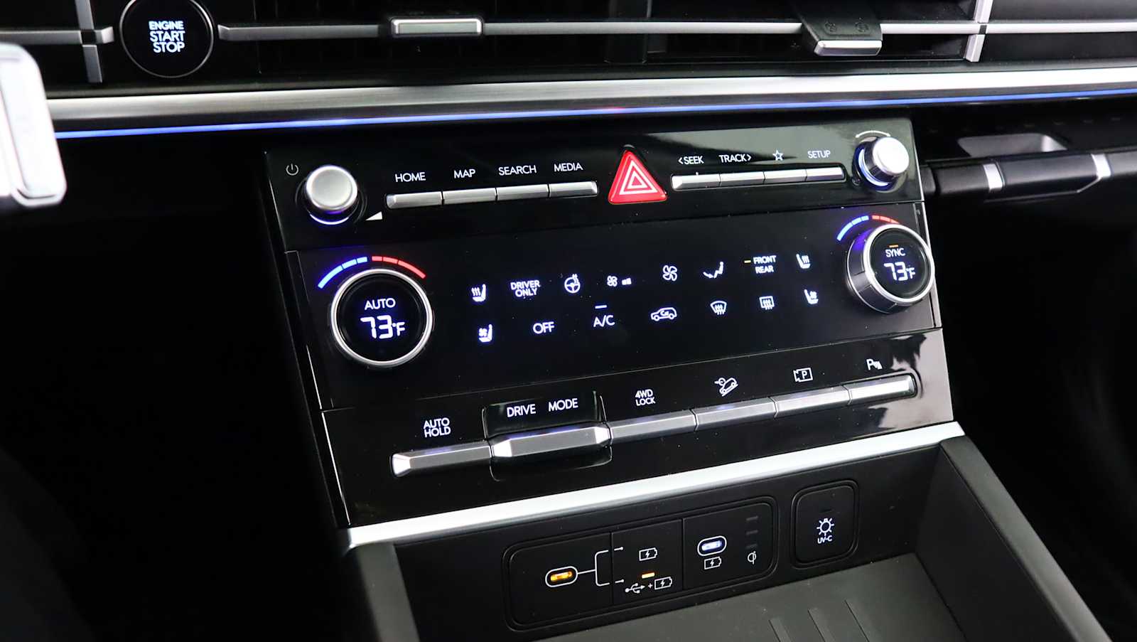 used 2024 Hyundai Santa Fe Hybrid car, priced at $36,634