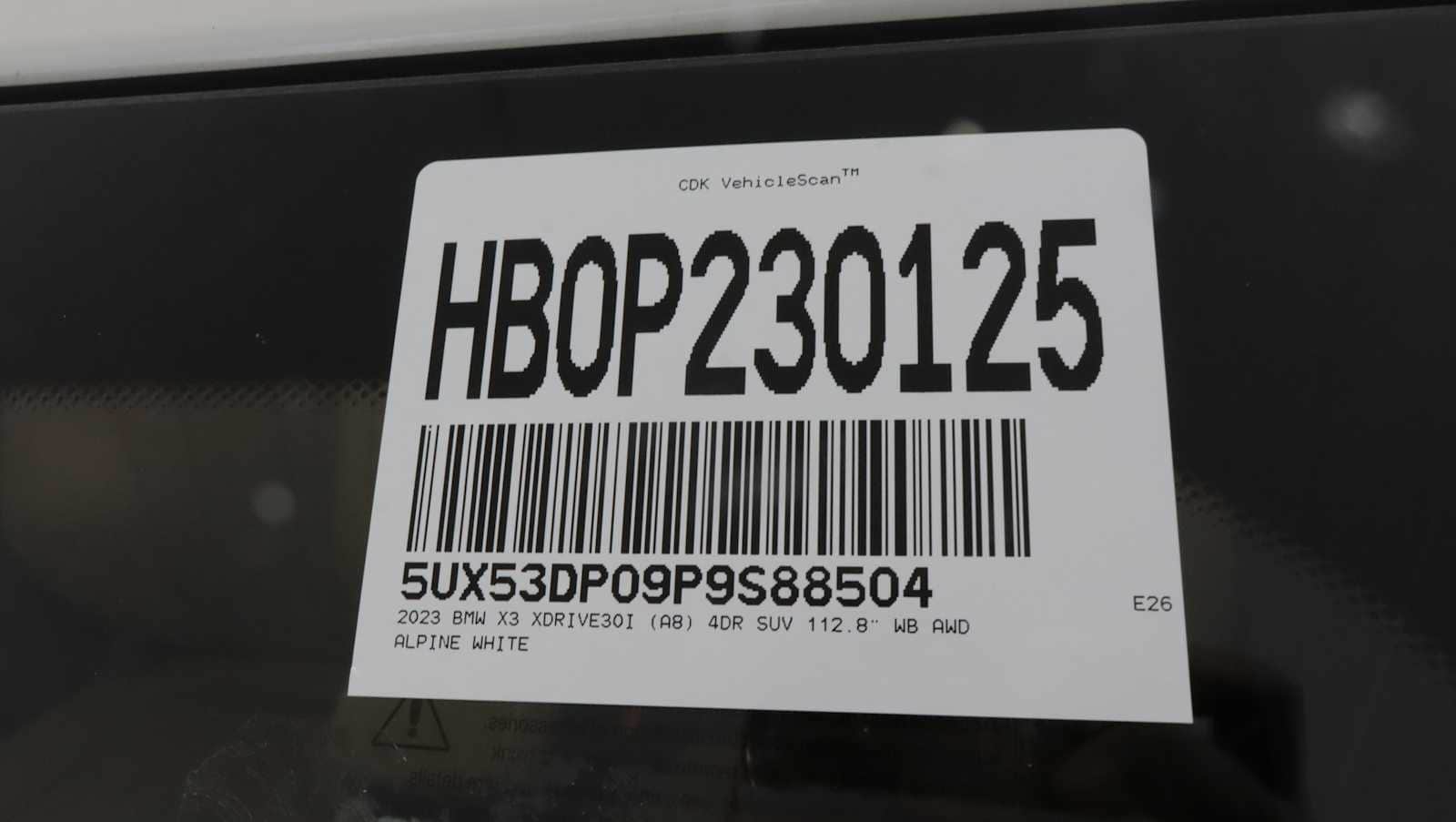 used 2023 BMW X3 car, priced at $38,852