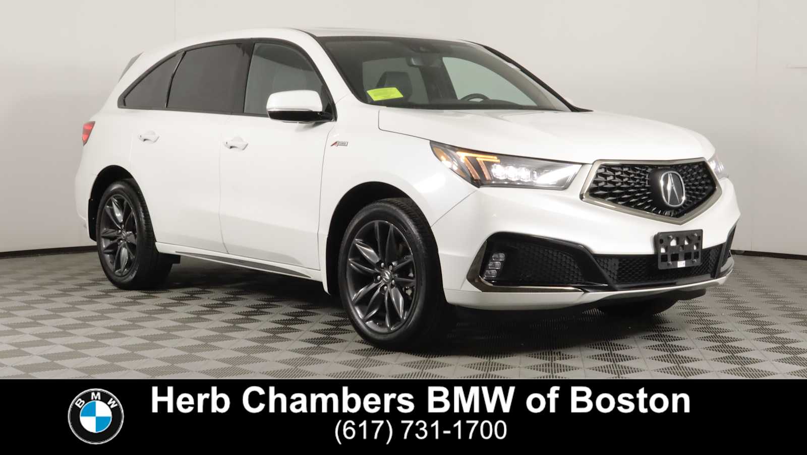 Platinum White Pearl 2020 Acura MDX SUV / Crossover All-Wheel Drive Automatic