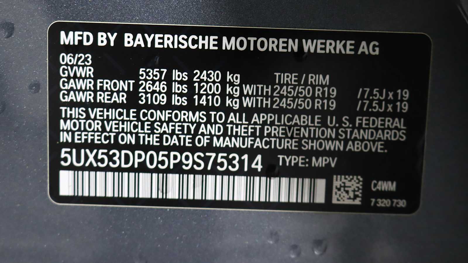 used 2023 BMW X3 car, priced at $33,957