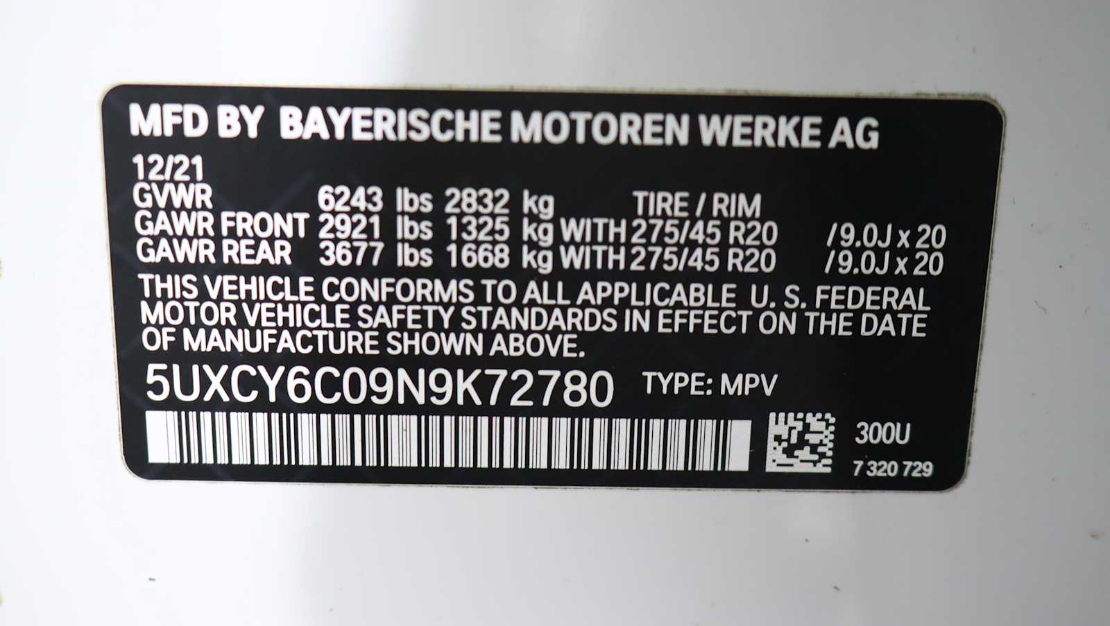 used 2022 BMW X6 car, priced at $45,588