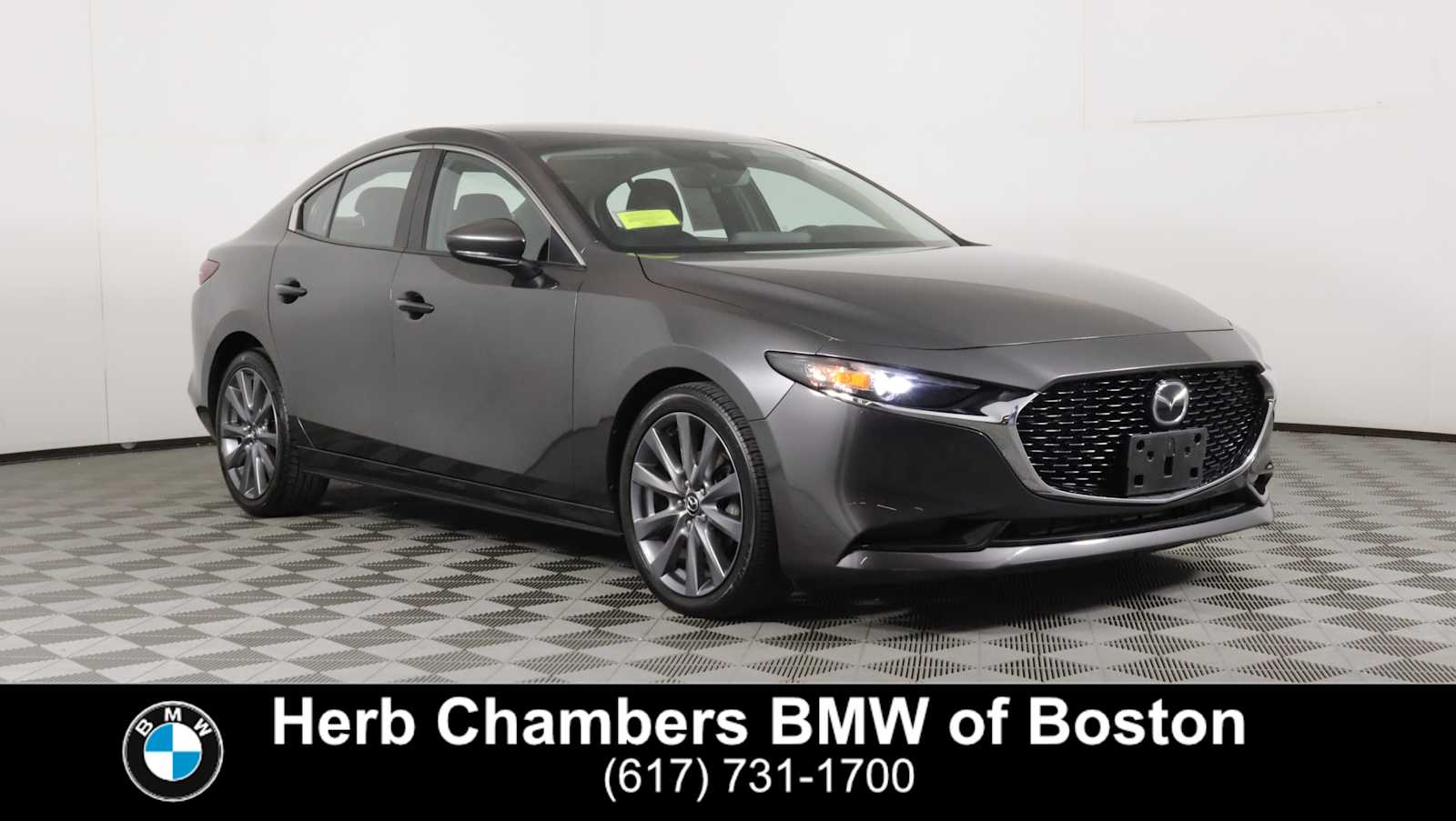 Machine Gray 2019 Mazda MAZDA3 Sedan Front-Wheel Drive Automatic