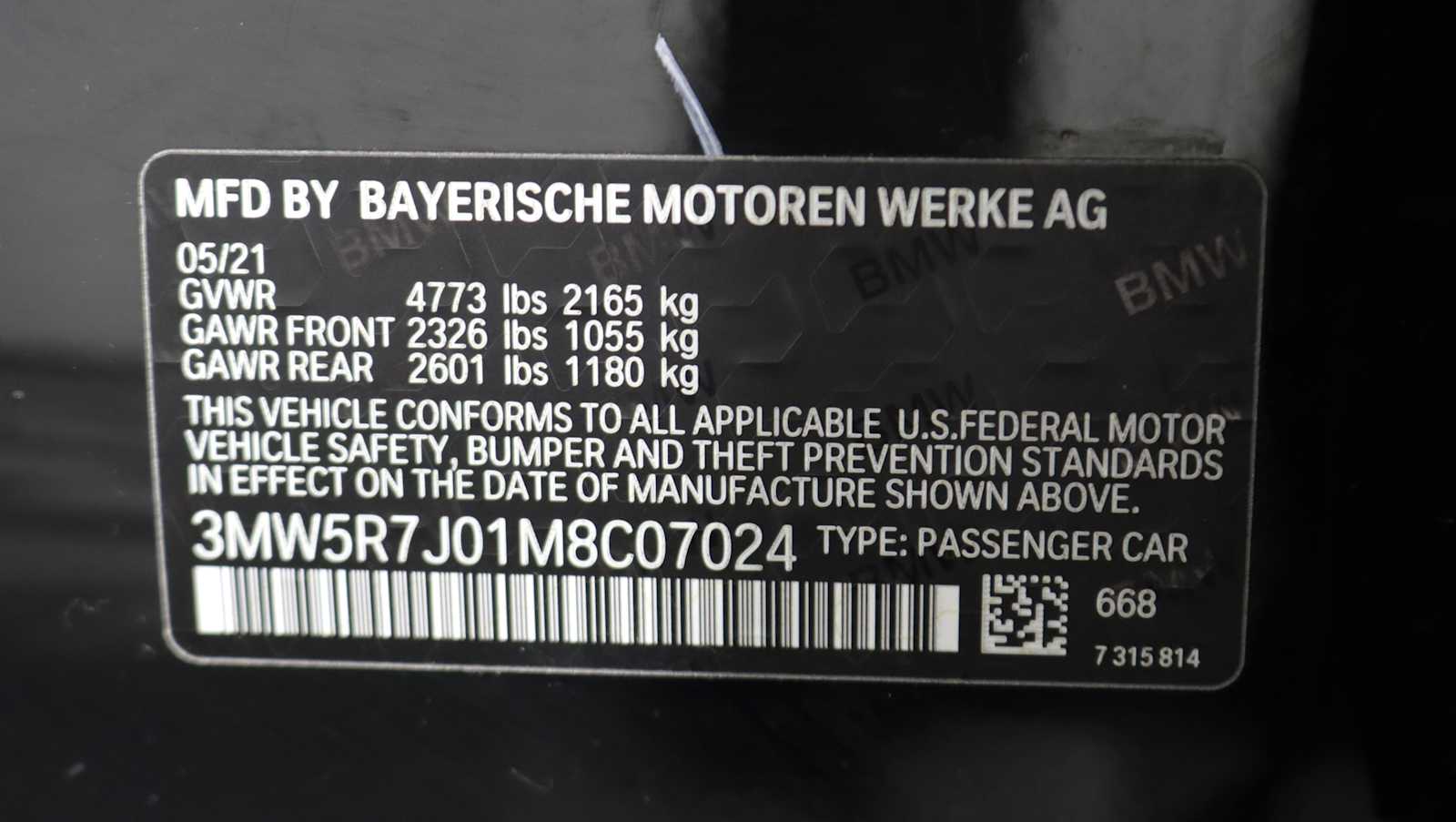 used 2021 BMW 330i car, priced at $24,684