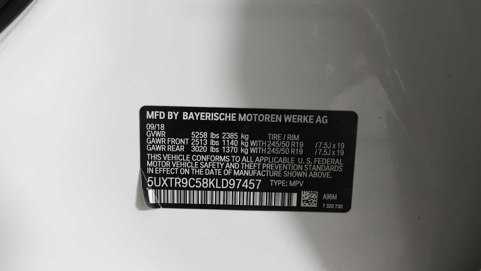 used 2019 BMW X3 car, priced at $19,388