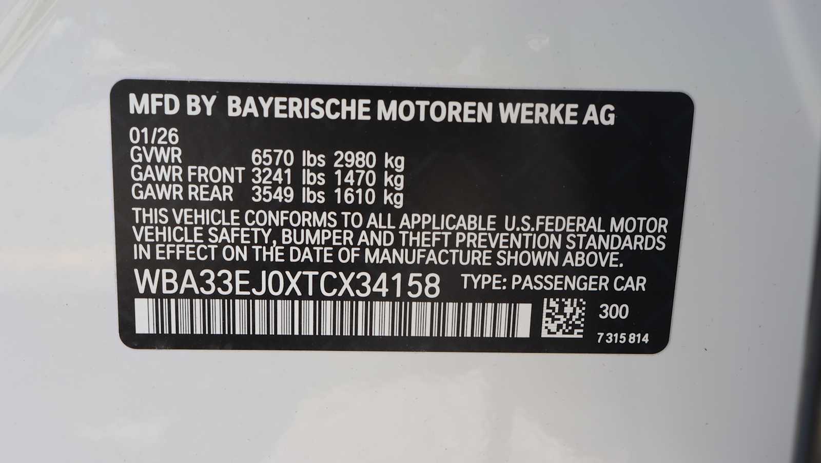 new 2026 BMW 760i car, priced at $138,760