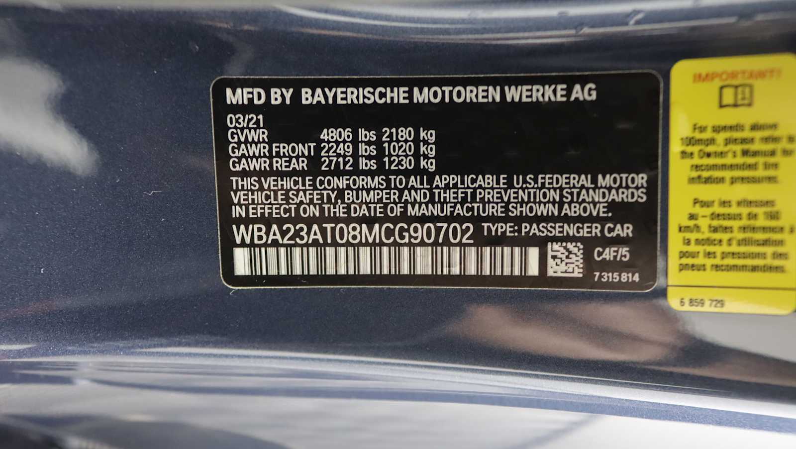 used 2021 BMW 430i car, priced at $35,282