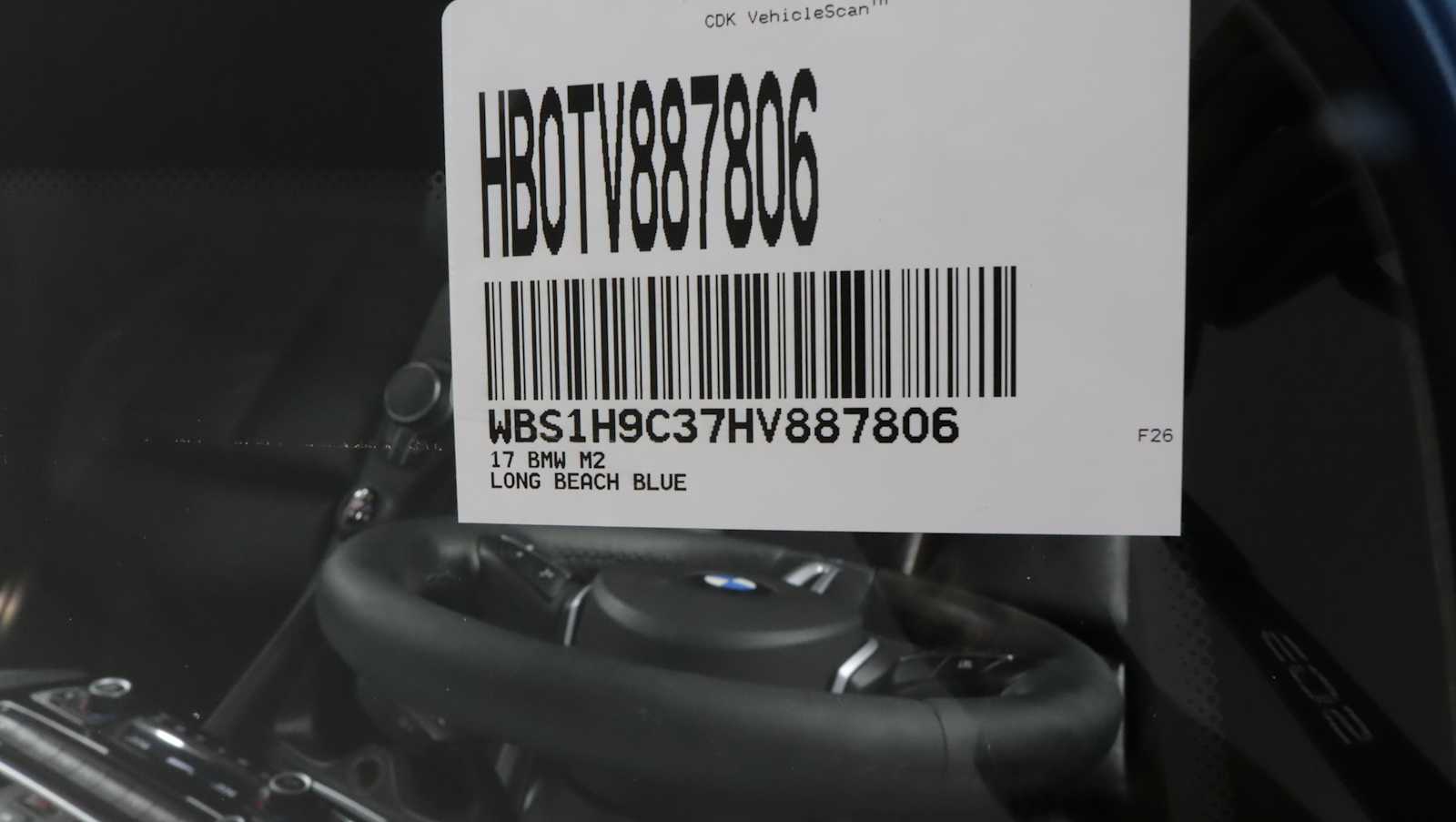 used 2017 BMW M2 car, priced at $37,097