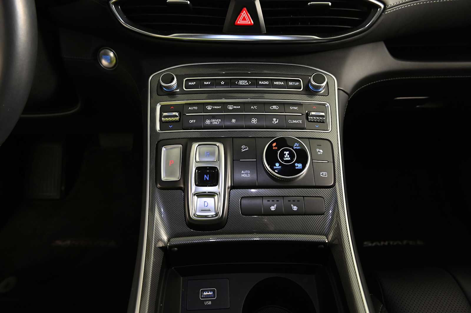 used 2023 Hyundai Santa Fe Hybrid car, priced at $27,882