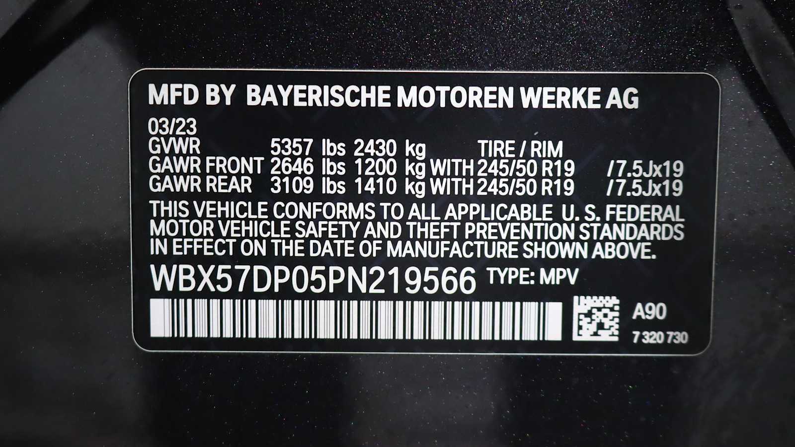 used 2023 BMW X3 car, priced at $38,731