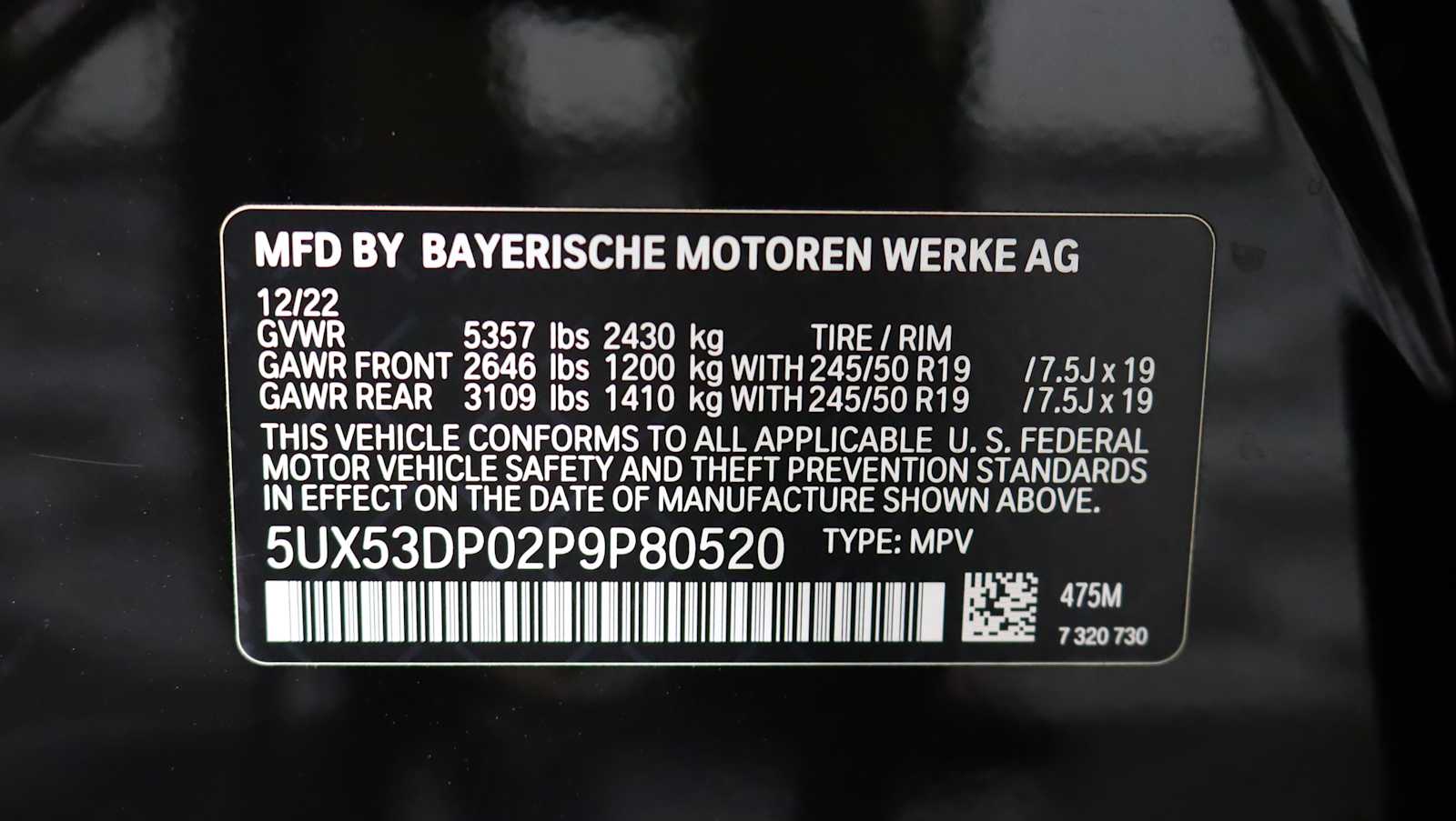 used 2023 BMW X3 car, priced at $36,657