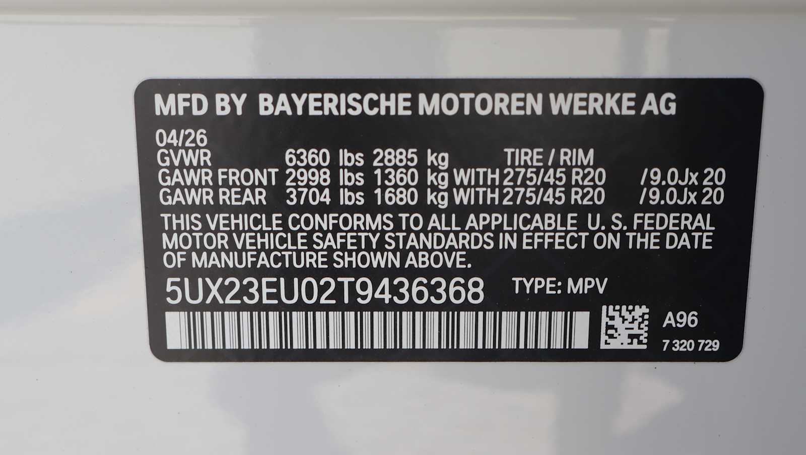 new 2026 BMW X5 car, priced at $79,525