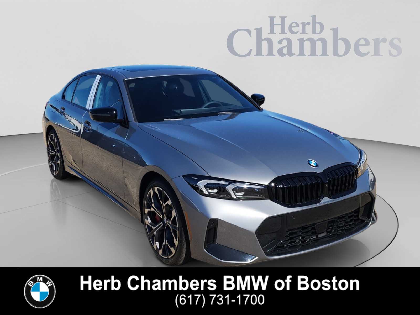 Gray (Skyscraper Grey Metallic) 2026 BMW 3 Series Sedan All-Wheel Drive Automatic