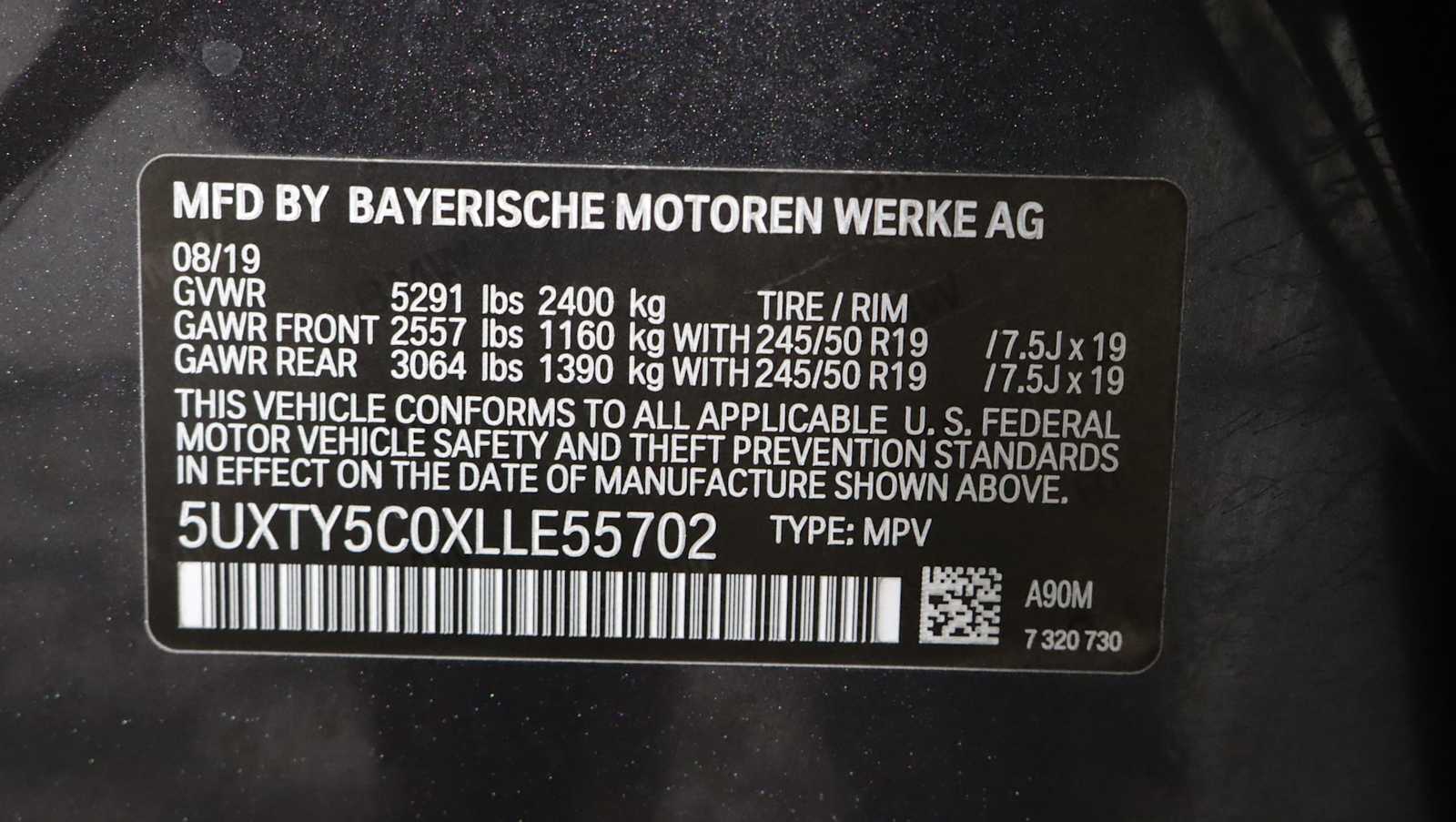 used 2020 BMW X3 car, priced at $24,638