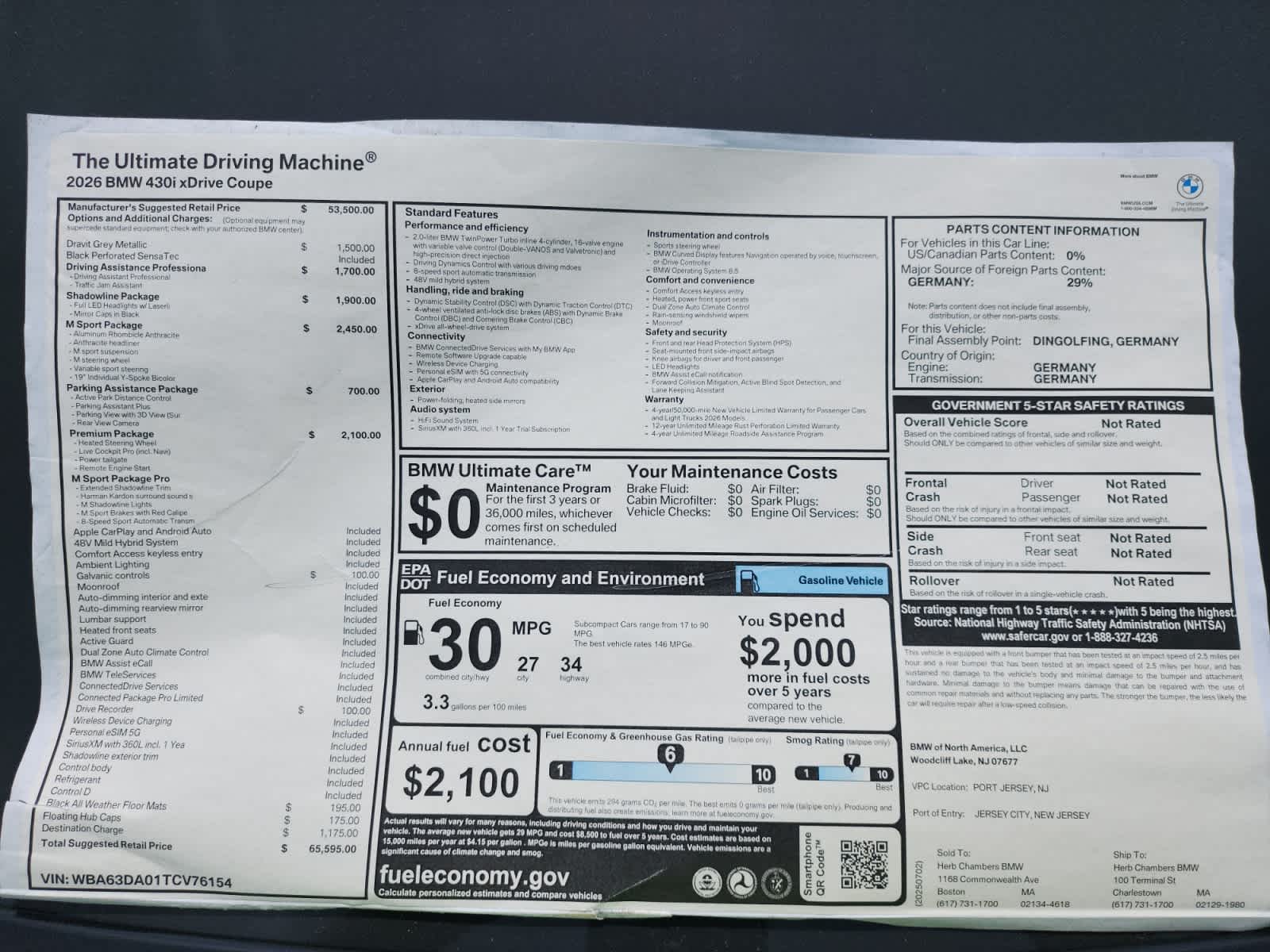 2026 BMW 4 Series 430i - Photo 14