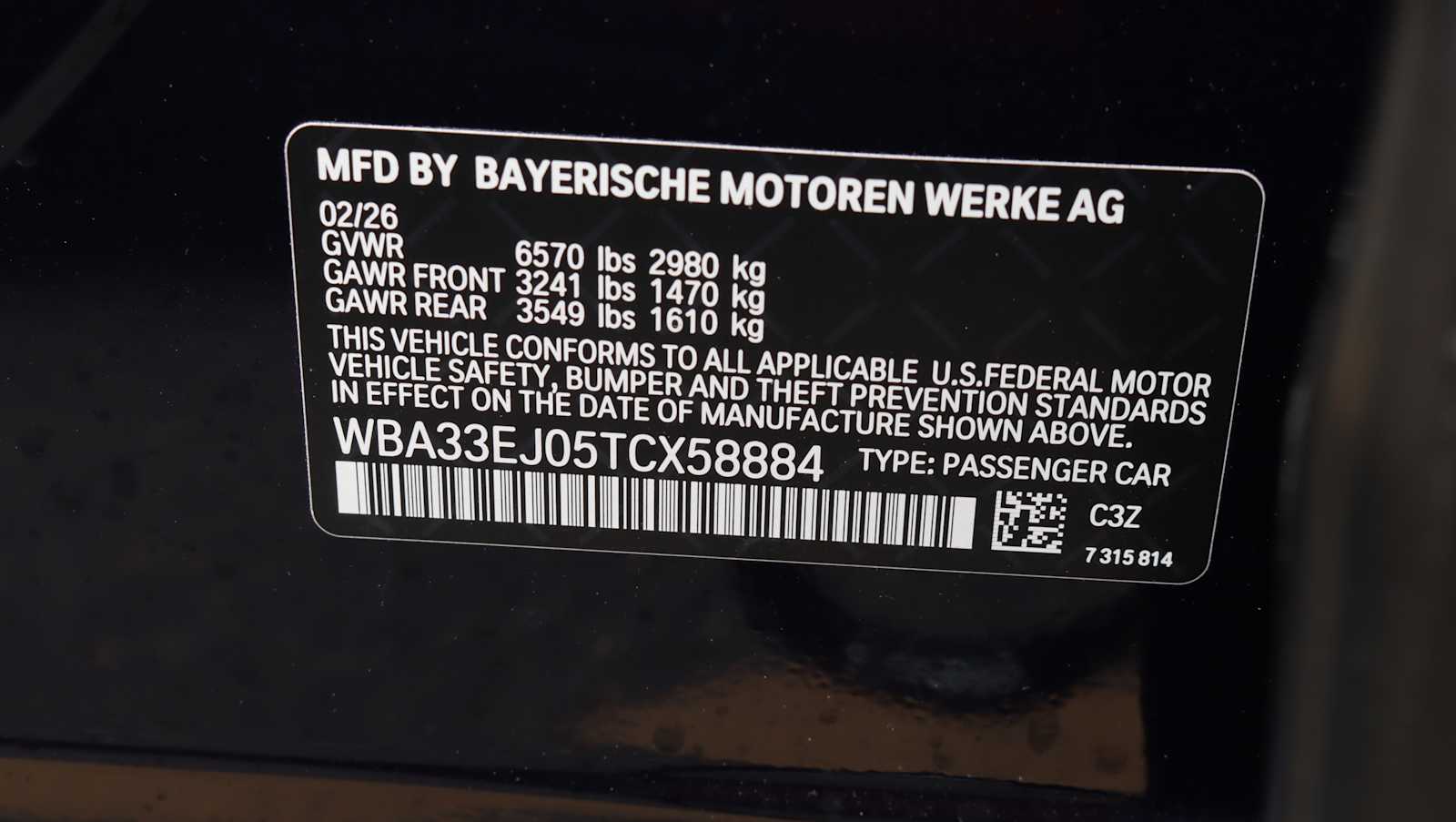 new 2026 BMW 760i car, priced at $132,810
