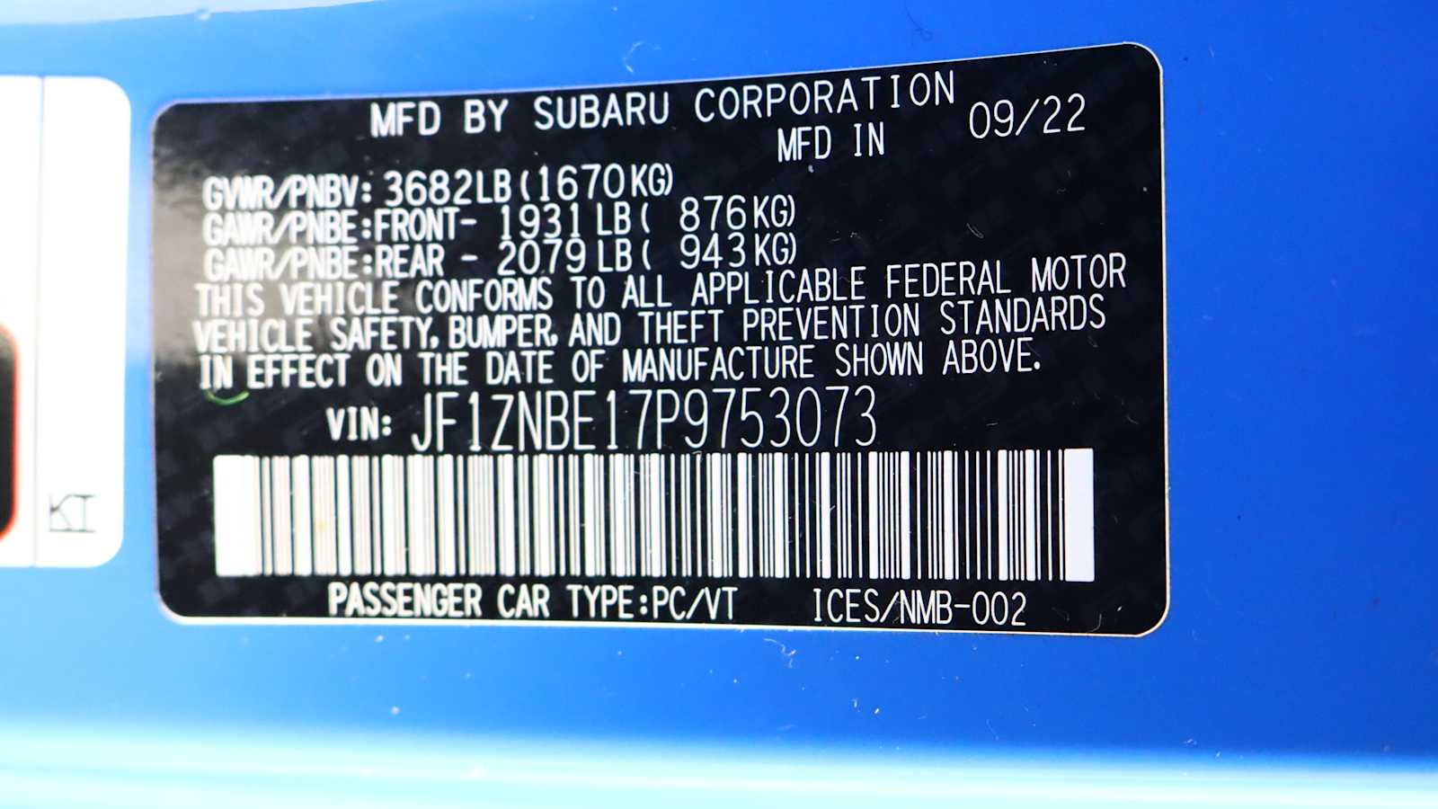 used 2023 Toyota GR86 car, priced at $24,963