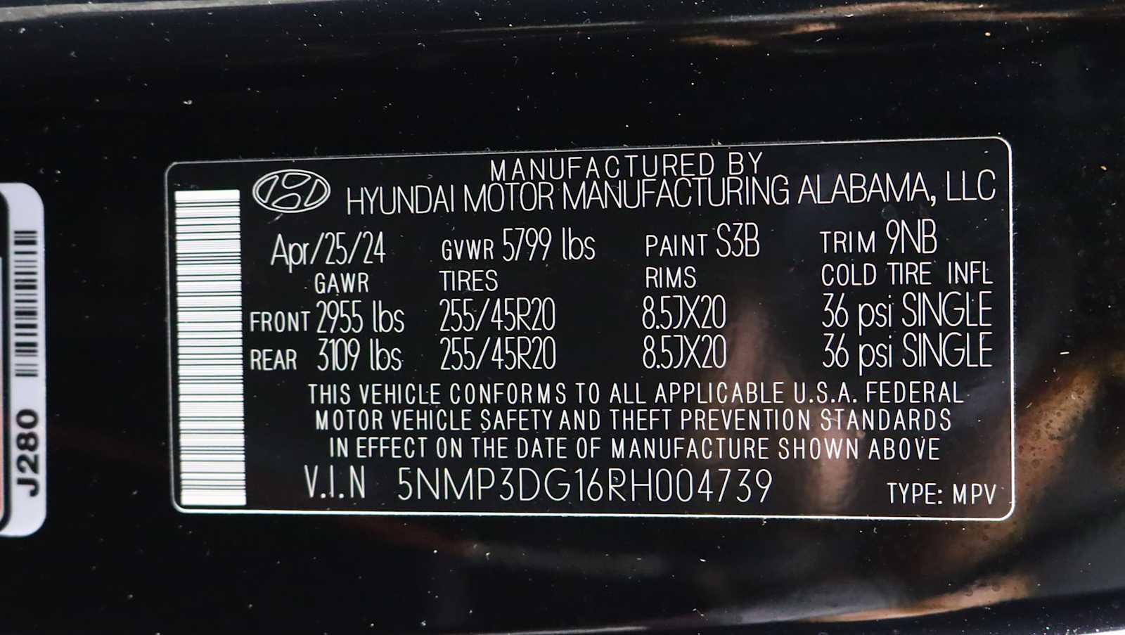 used 2024 Hyundai Santa Fe Hybrid car, priced at $36,634