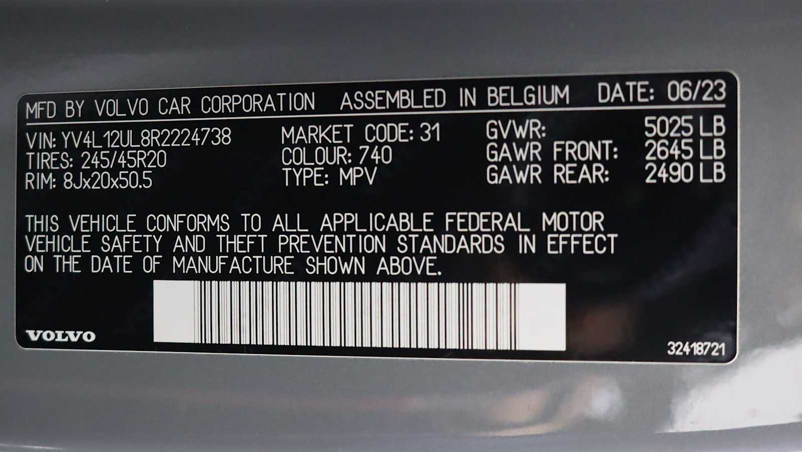 used 2024 Volvo XC40 car, priced at $29,957