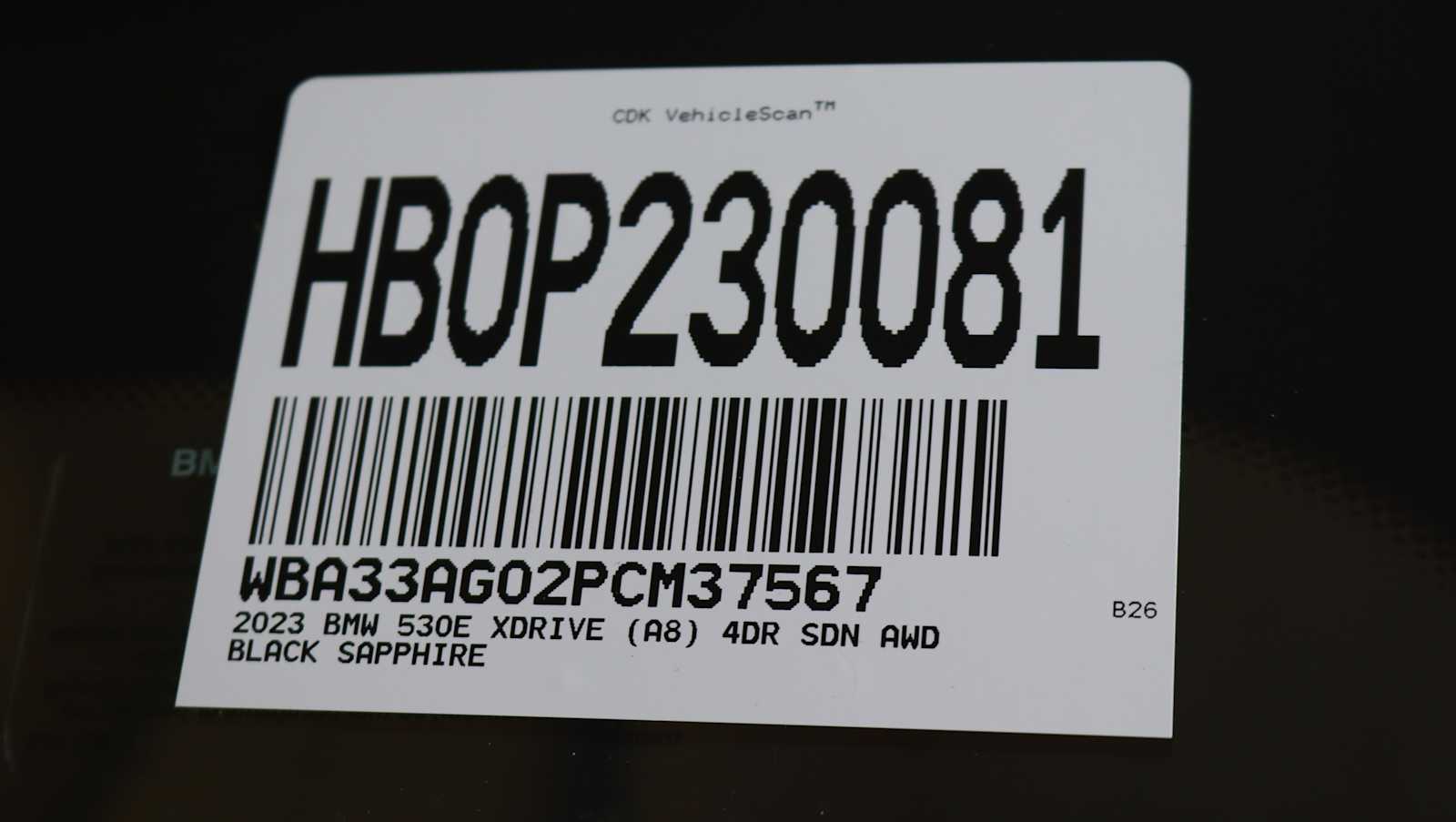 used 2023 BMW 530e car, priced at $37,684