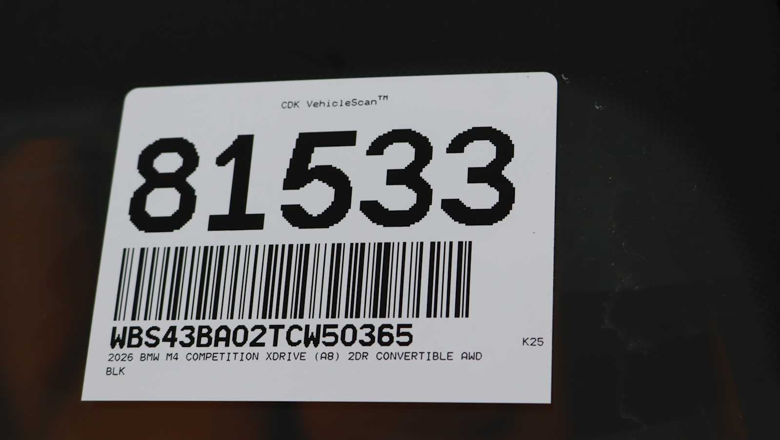 new 2026 BMW M4 car, priced at $103,910