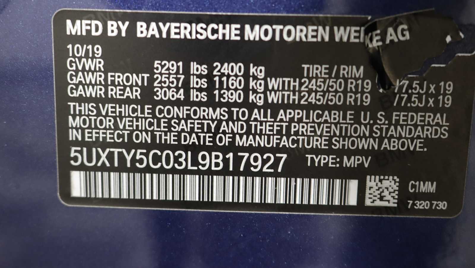 used 2020 BMW X3 car, priced at $24,923