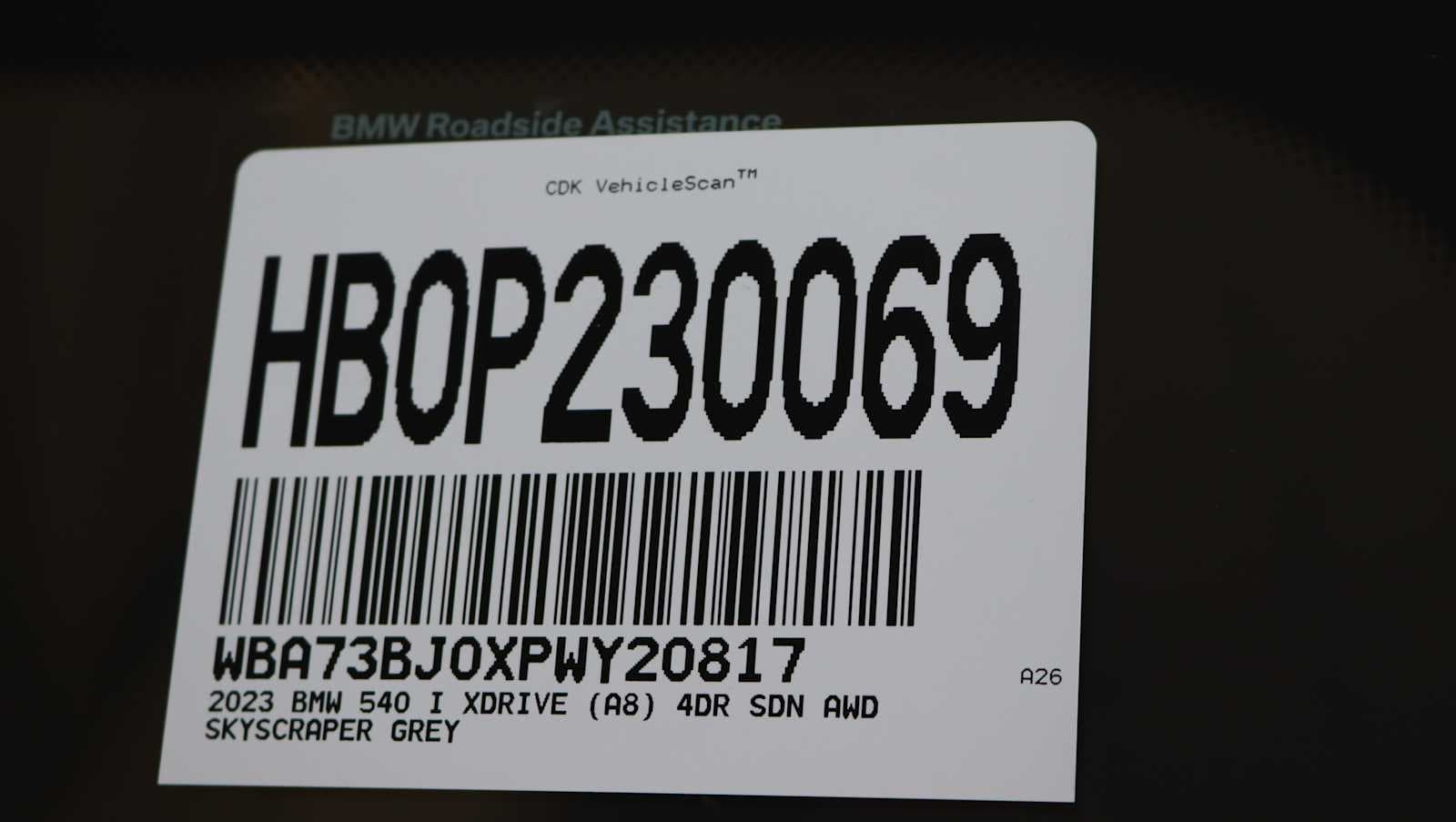 used 2023 BMW 540i car, priced at $45,776