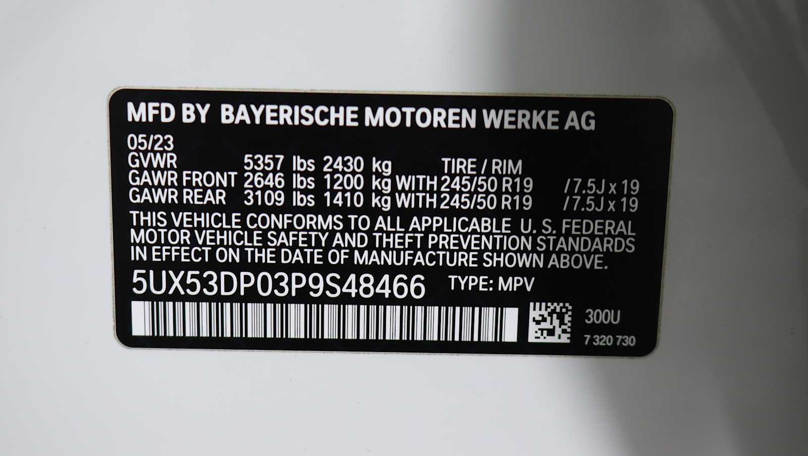 used 2023 BMW X3 car, priced at $38,958