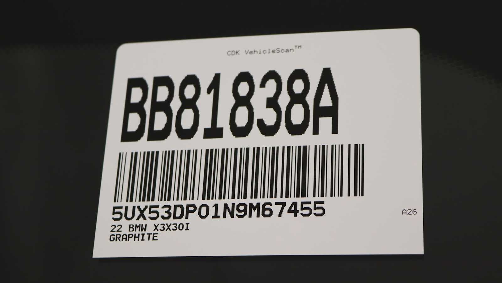 used 2022 BMW X3 car, priced at $32,857