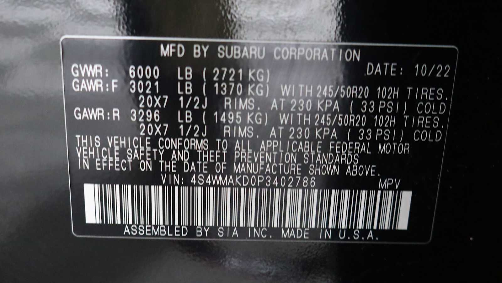 used 2023 Subaru Ascent car, priced at $31,633