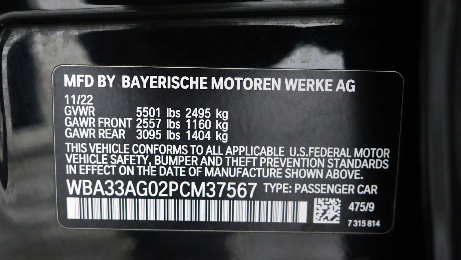 used 2023 BMW 530e car, priced at $37,684