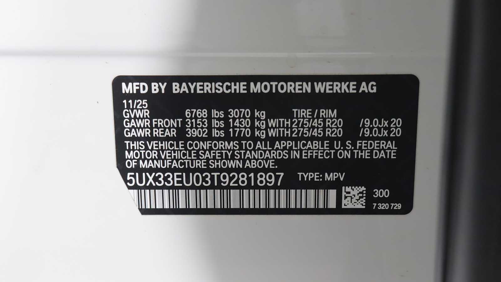 new 2026 BMW X5 car, priced at $96,075