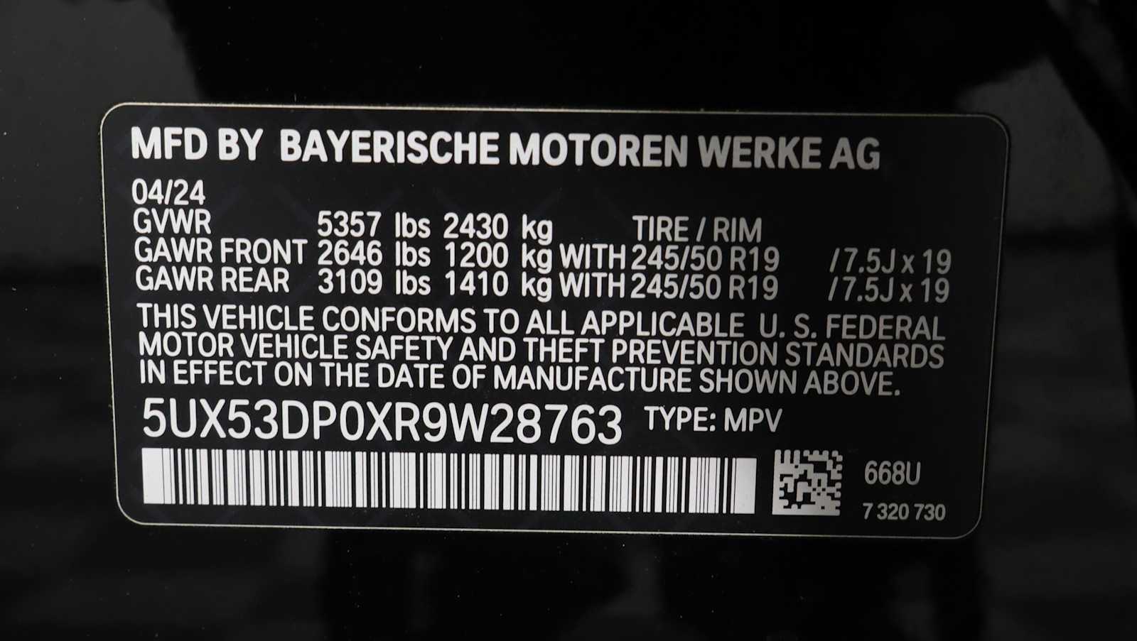used 2024 BMW X3 car, priced at $41,636