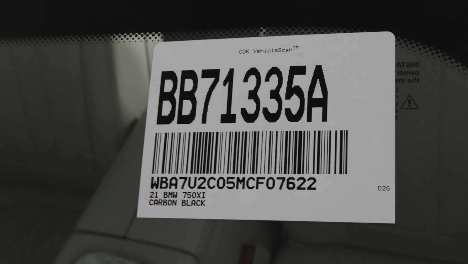 used 2021 BMW 750i car, priced at $37,665