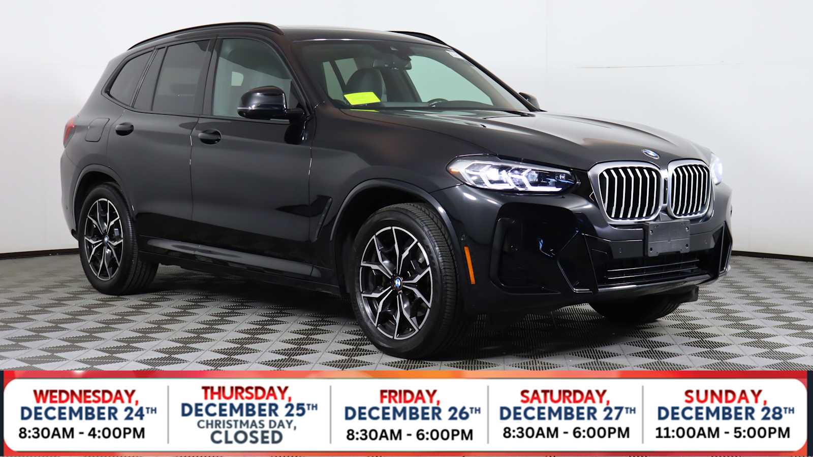 used 2023 BMW X3 car, priced at $38,628