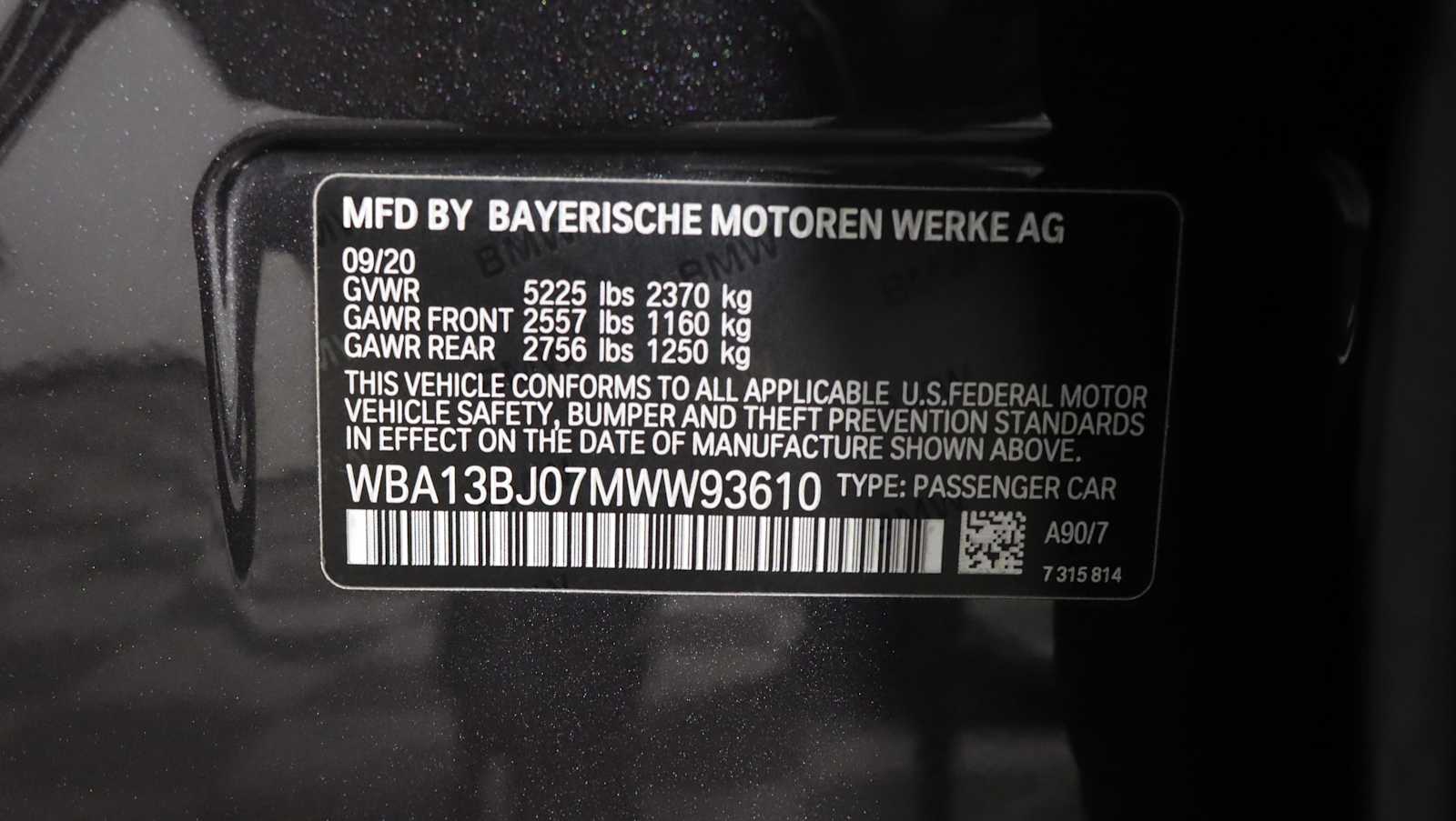 used 2021 BMW 530i car, priced at $30,097