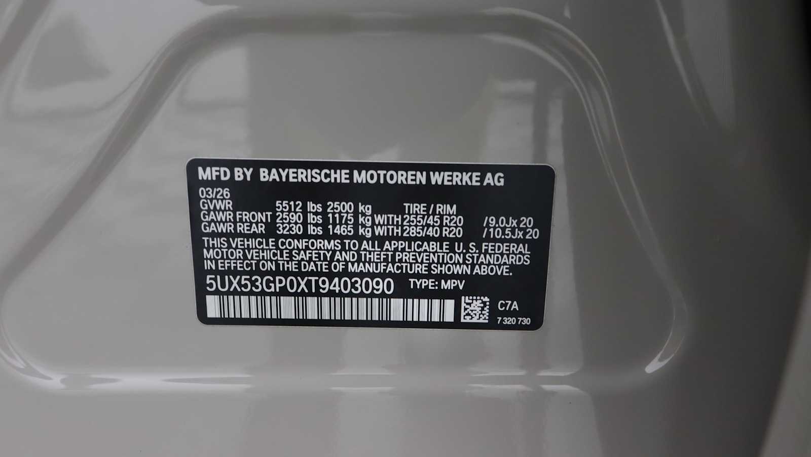 new 2026 BMW X3 car, priced at $64,100