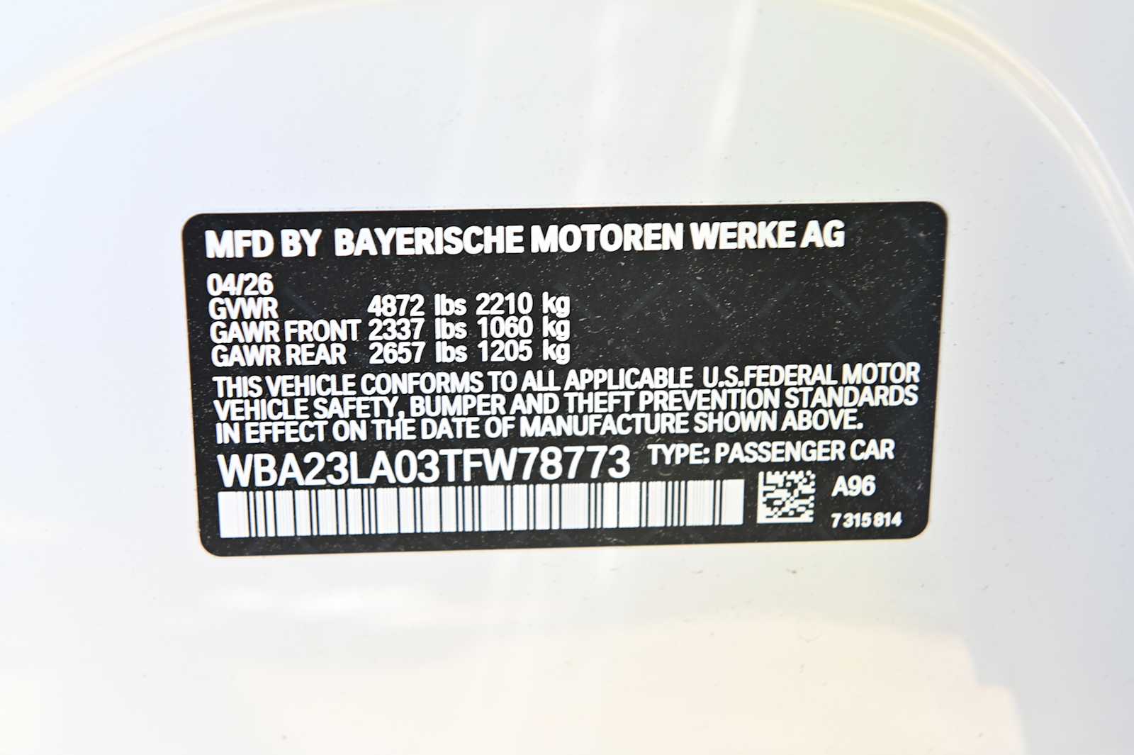 new 2026 BMW 330i car, priced at $54,865