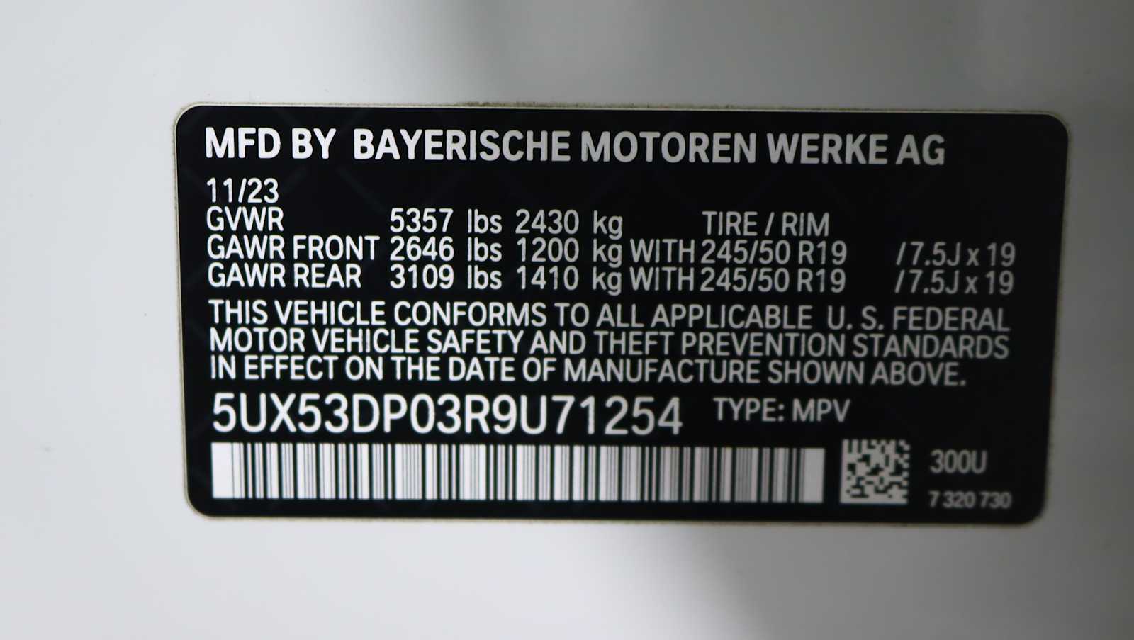 used 2024 BMW X3 car, priced at $38,778