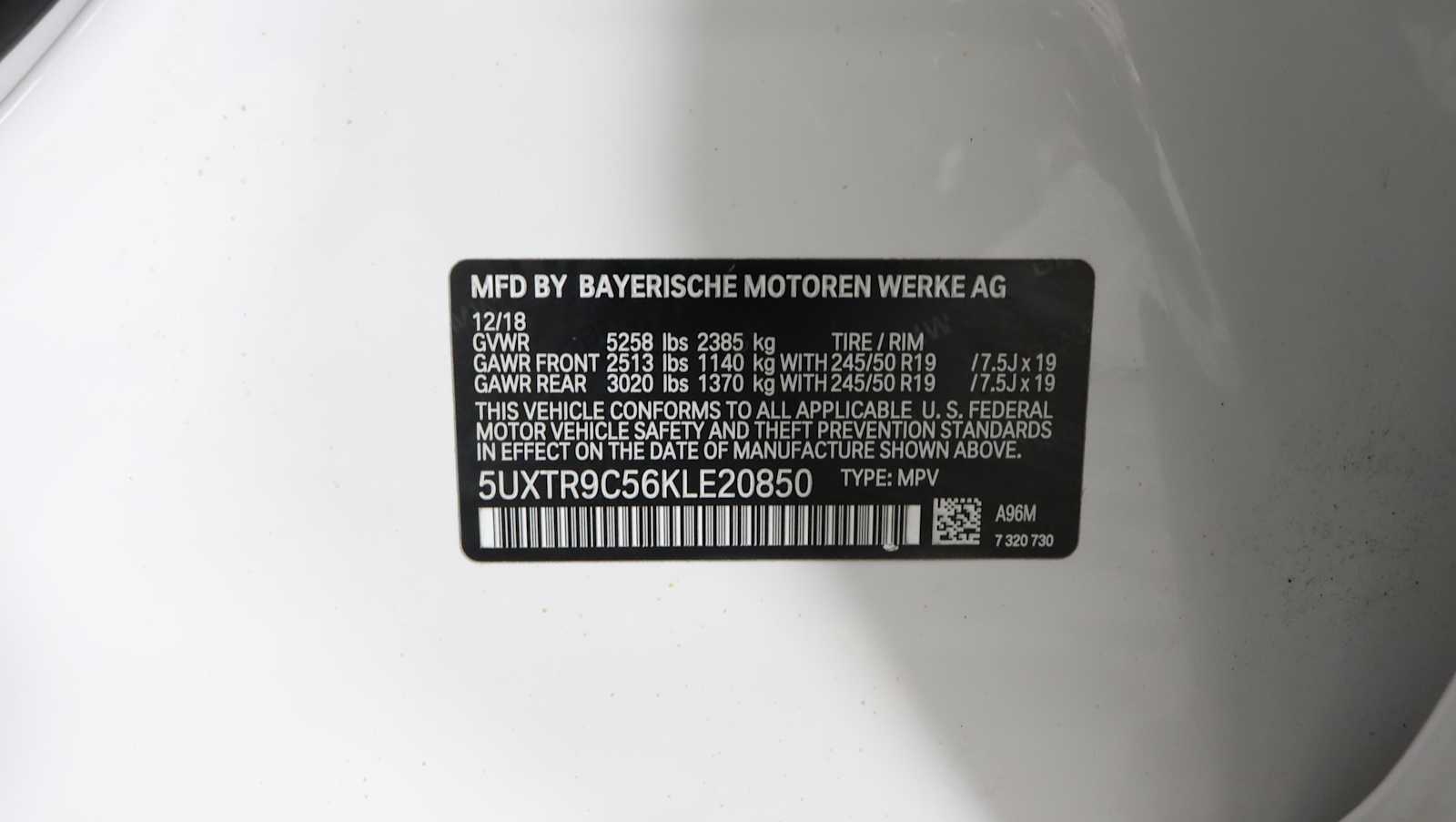 used 2019 BMW X3 car, priced at $19,882