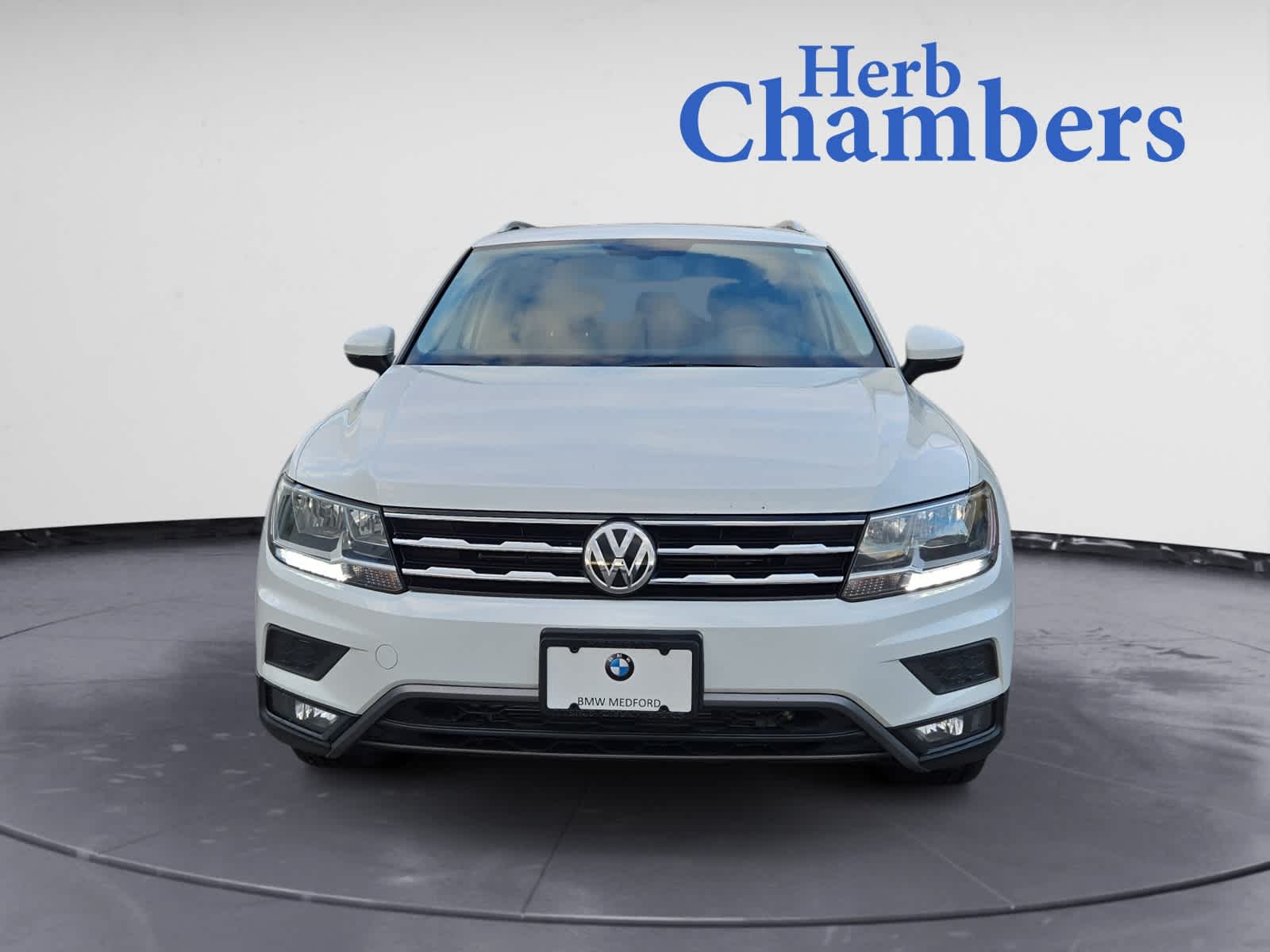 Used 2018 Volkswagen Tiguan SEL with VIN 3VV2B7AX4JM028973 for sale in Medford, MA
