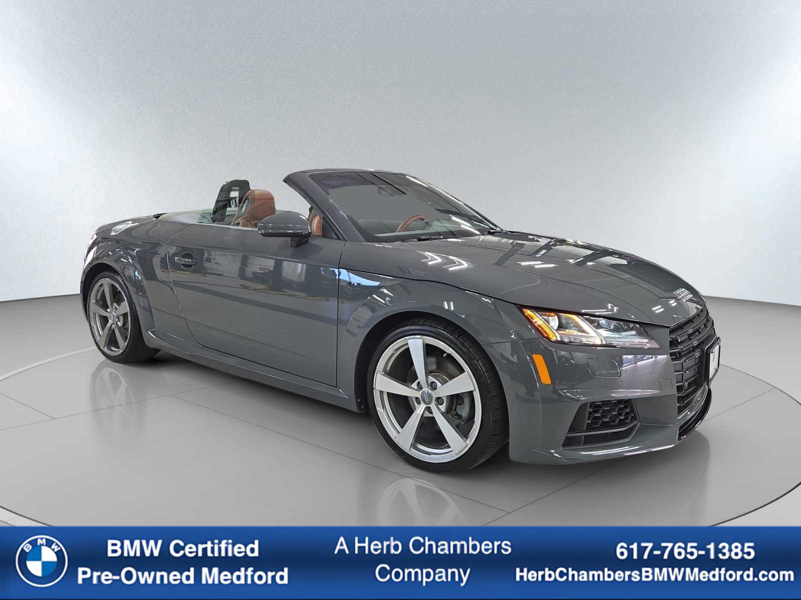 Nano Gray Metallic Black Roof 2019 Audi TT Convertible All-Wheel Drive Automatic