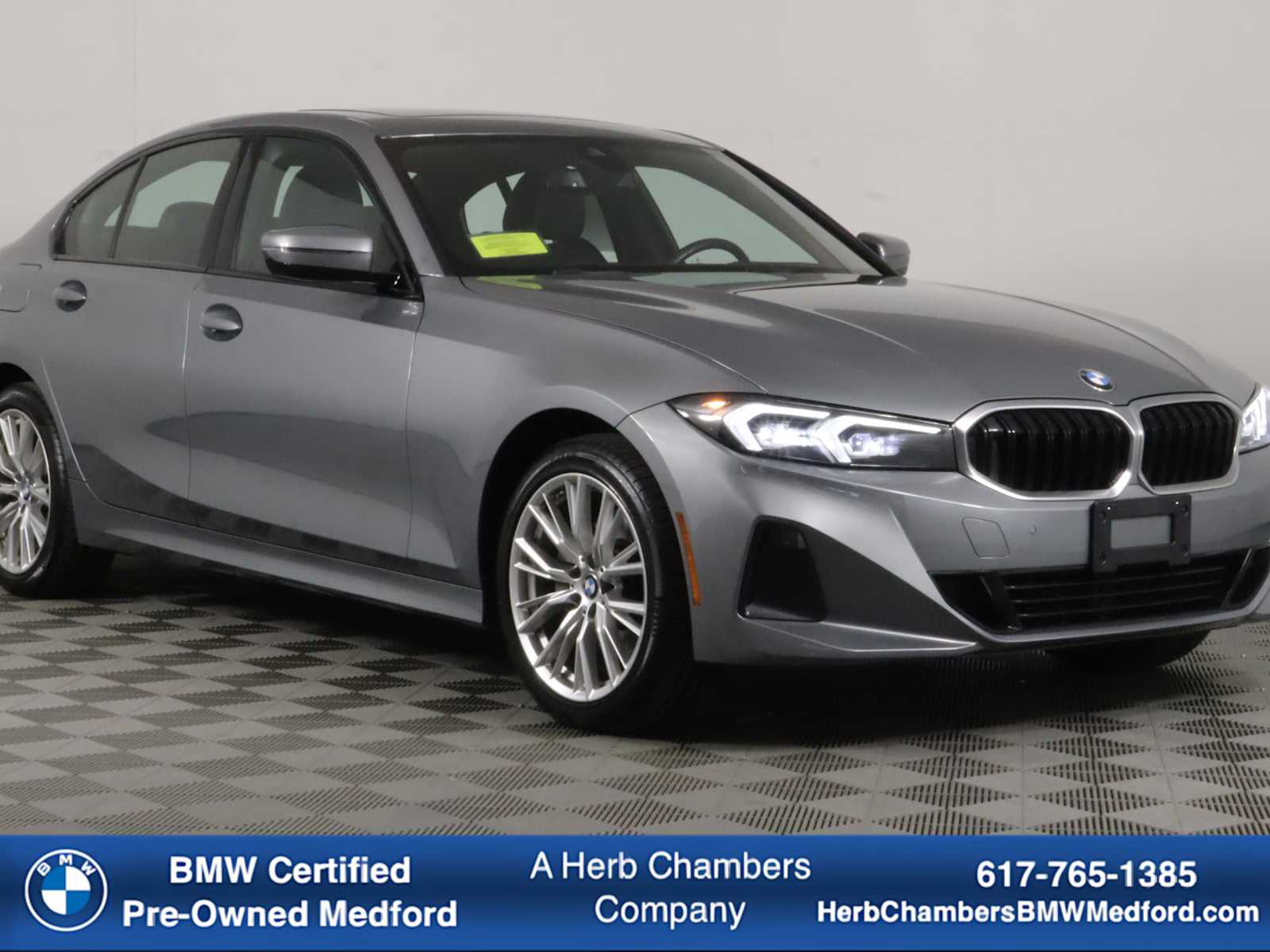 Skyscraper Gray 2023 BMW 3 Series Sedan All-Wheel Drive Automatic