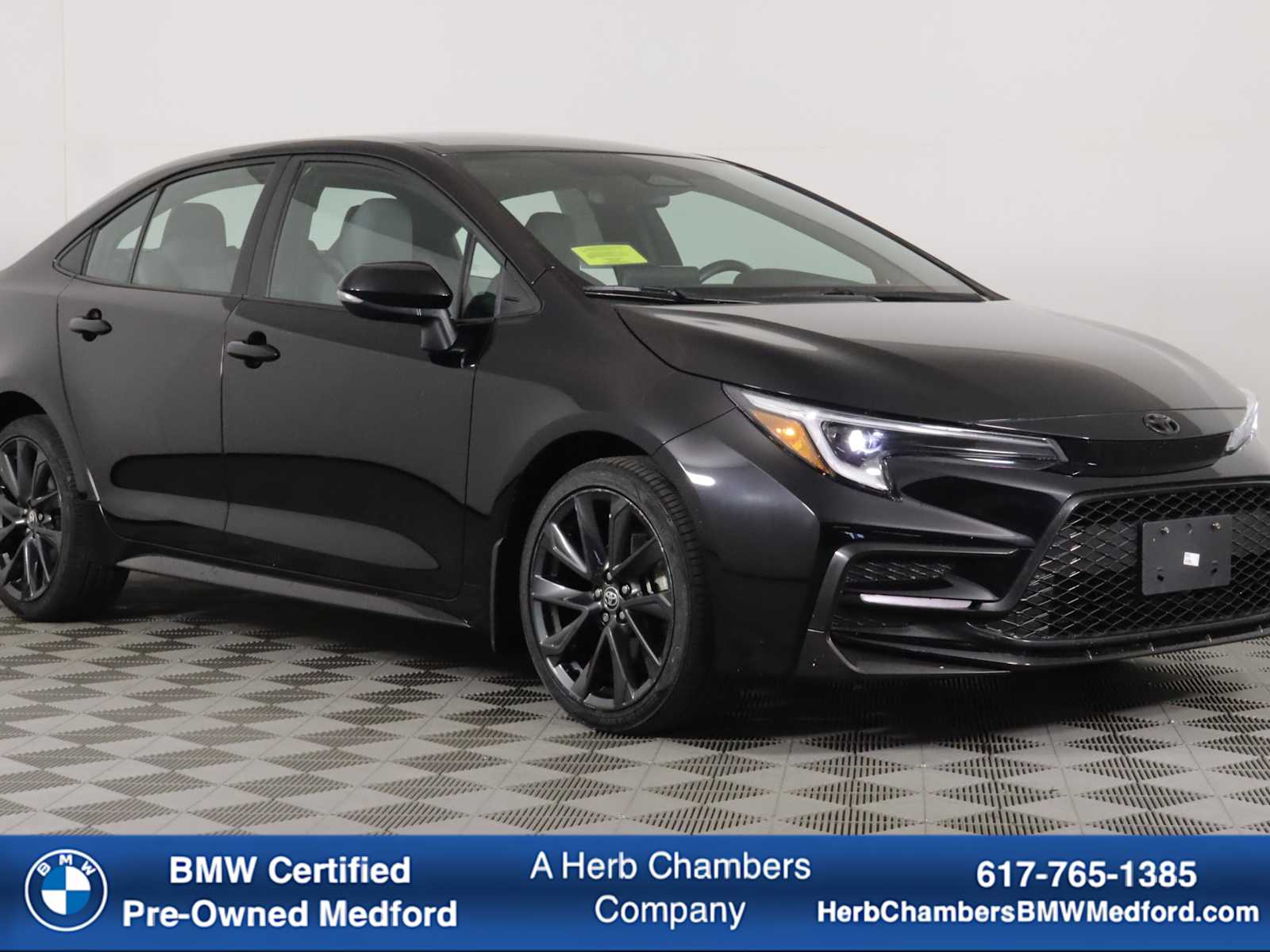 Midnight Black 2023 Toyota Corolla Sedan Front-Wheel Drive Continuously Variable Transmission