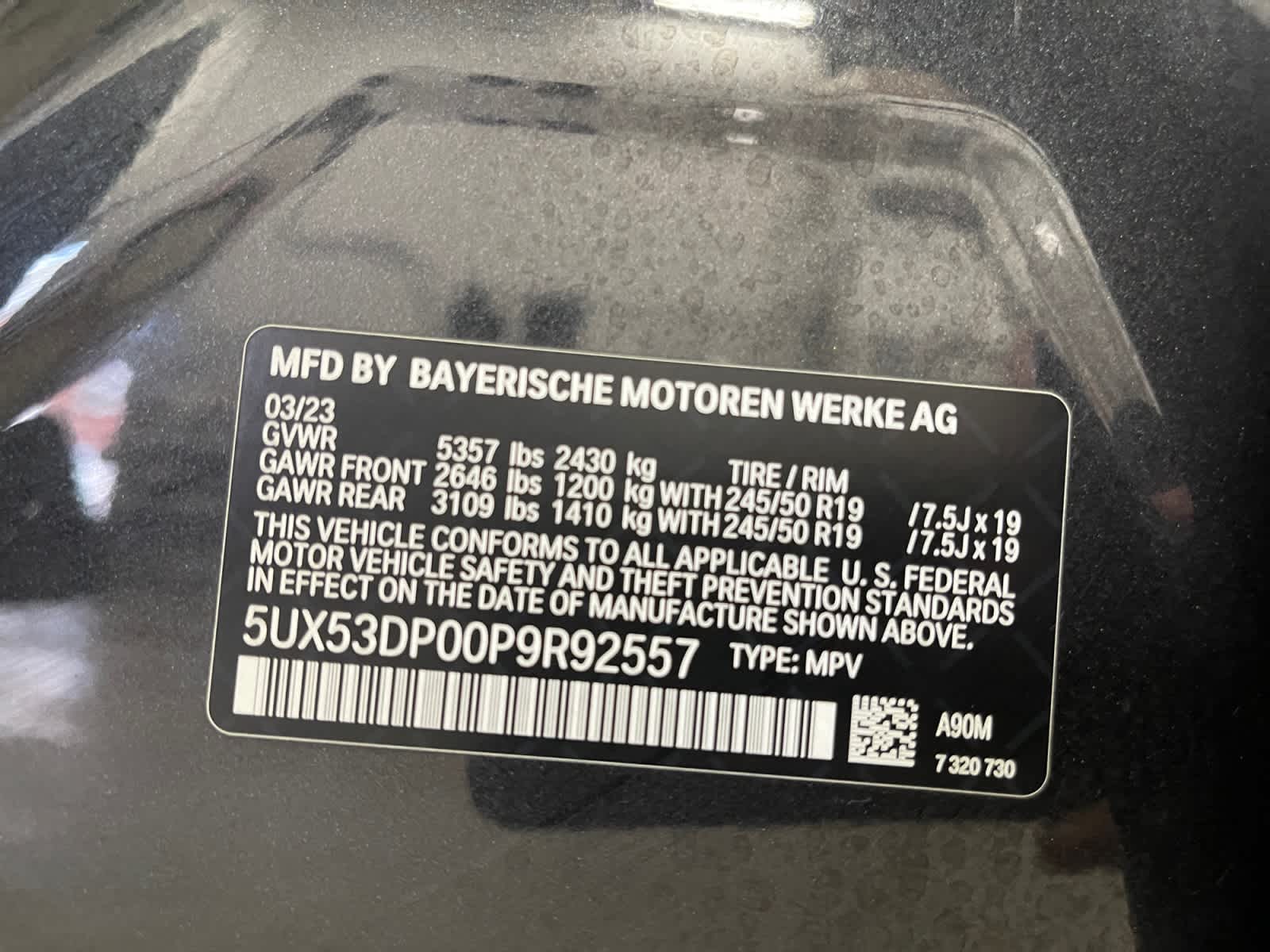 used 2023 BMW X3 car, priced at $36,997