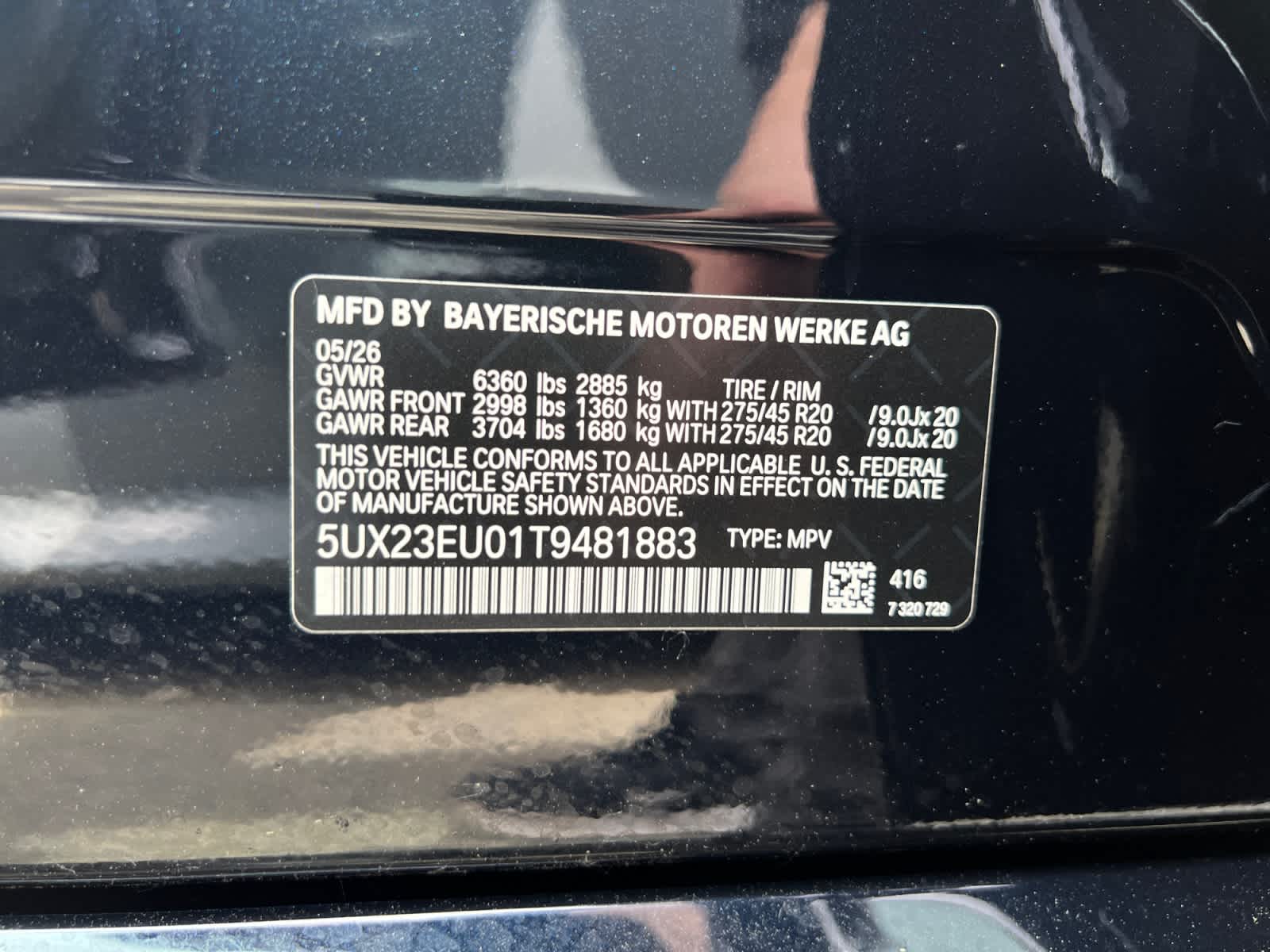new 2026 BMW X5 car, priced at $81,850