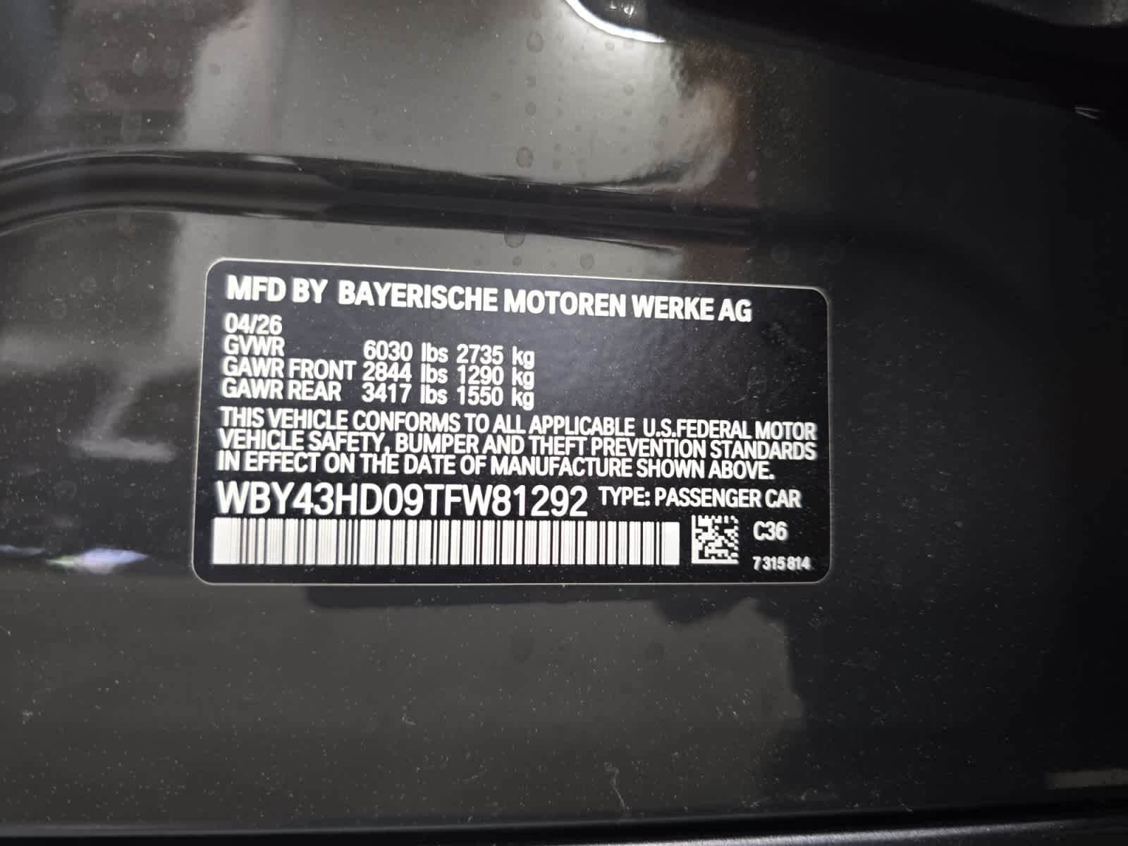 new 2026 BMW i4 car, priced at $70,565