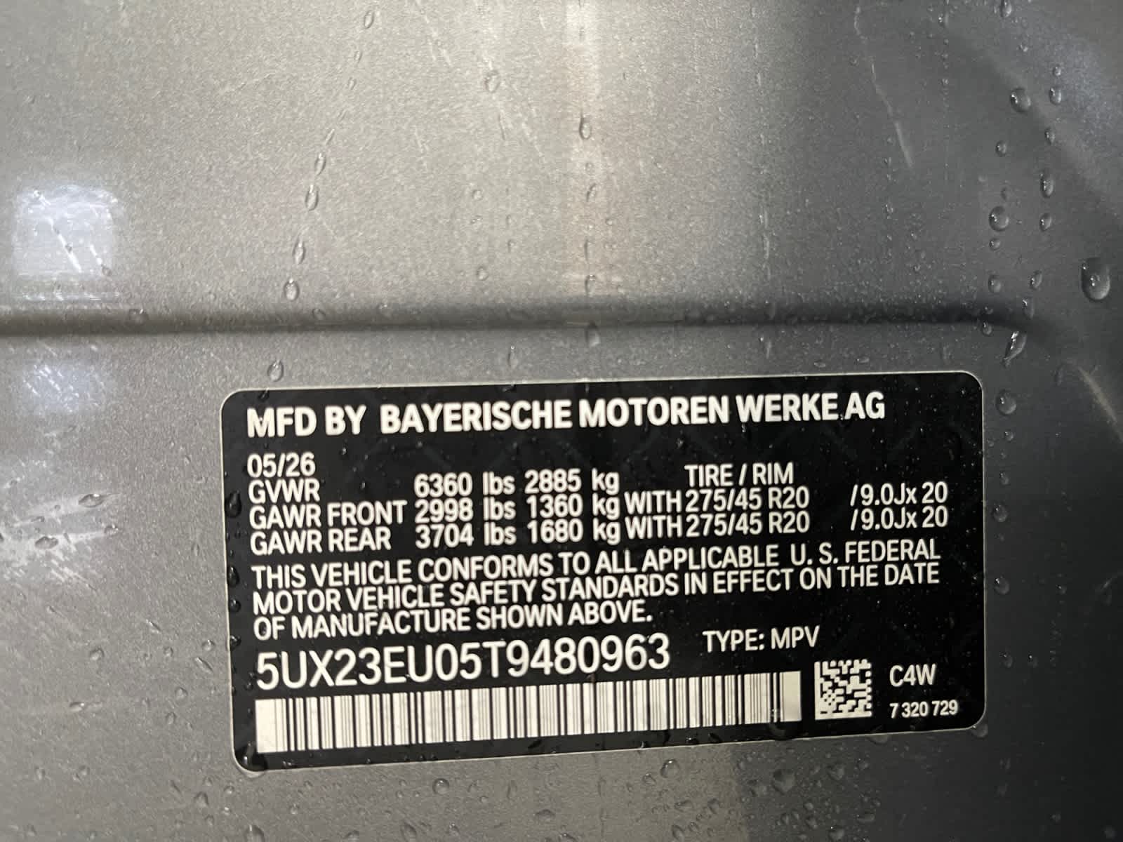 new 2026 BMW X5 car, priced at $76,550