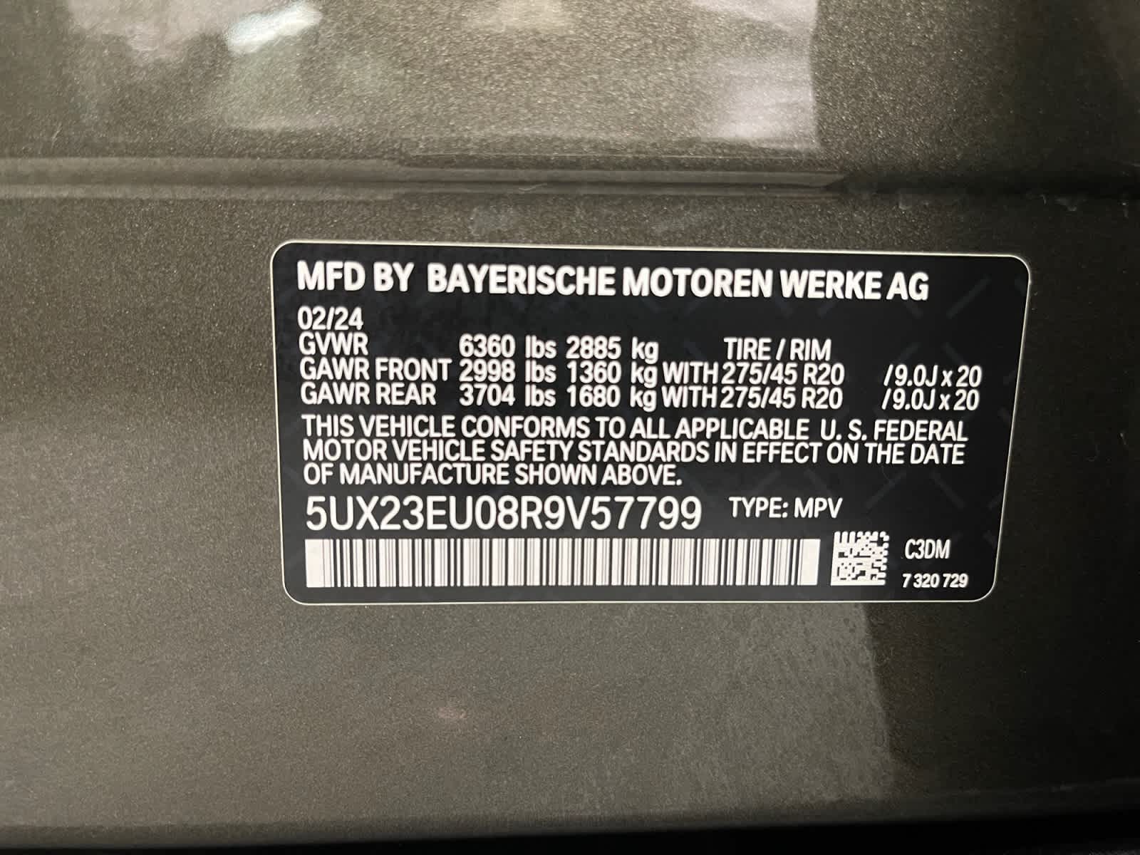 used 2024 BMW X5 car, priced at $60,497