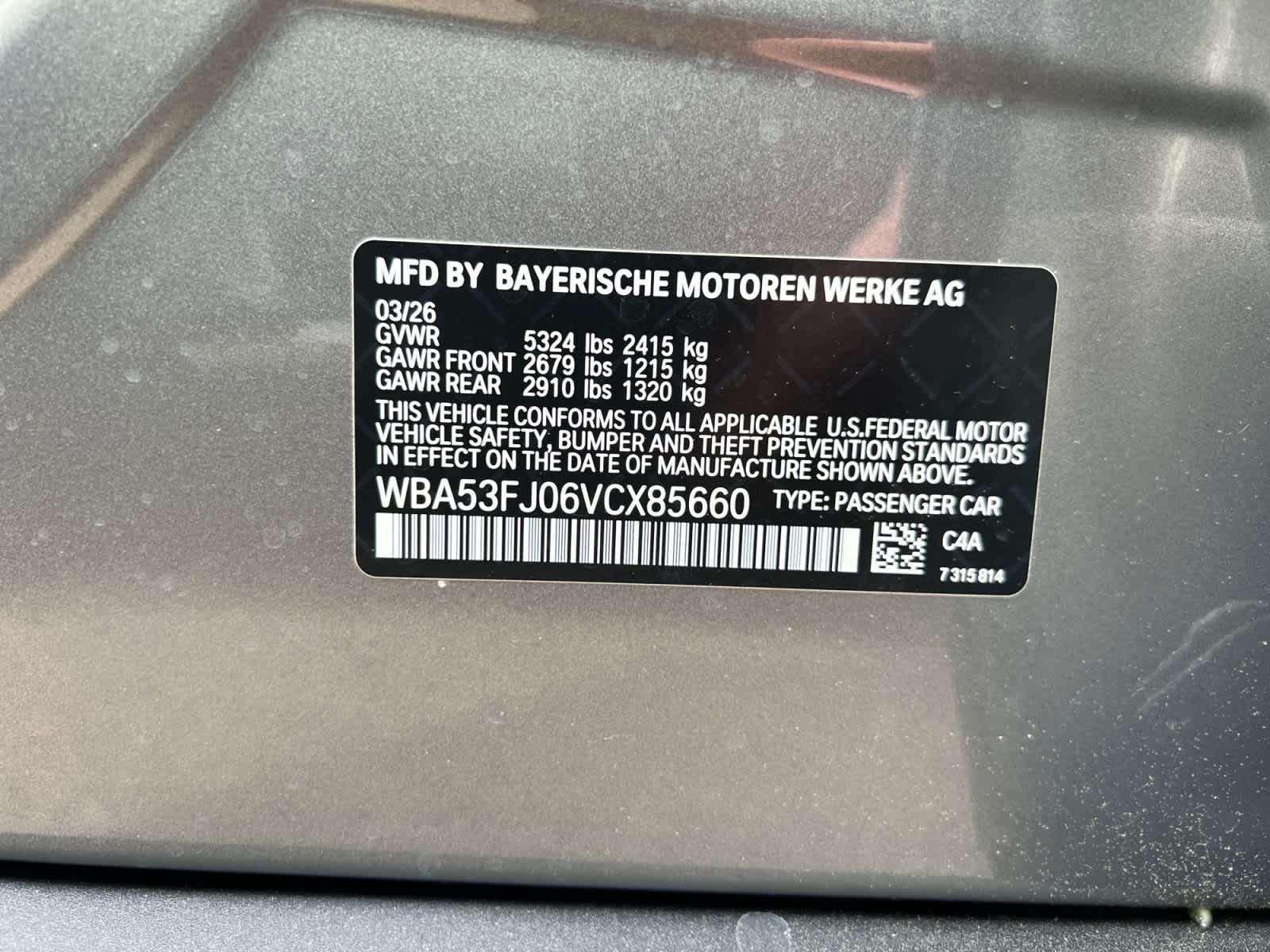 new 2027 BMW 530i car, priced at $67,765