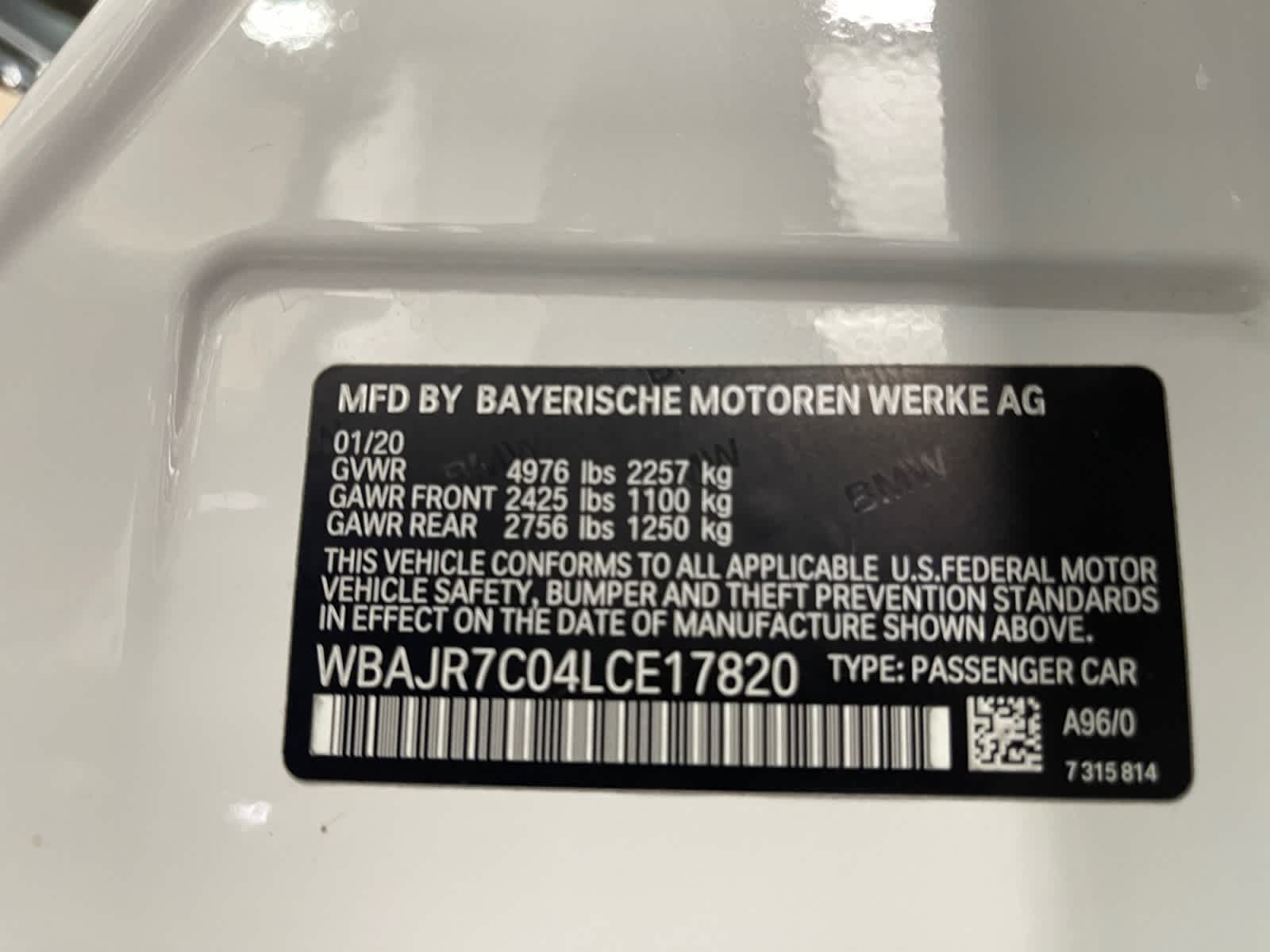 used 2020 BMW 530i car, priced at $25,497